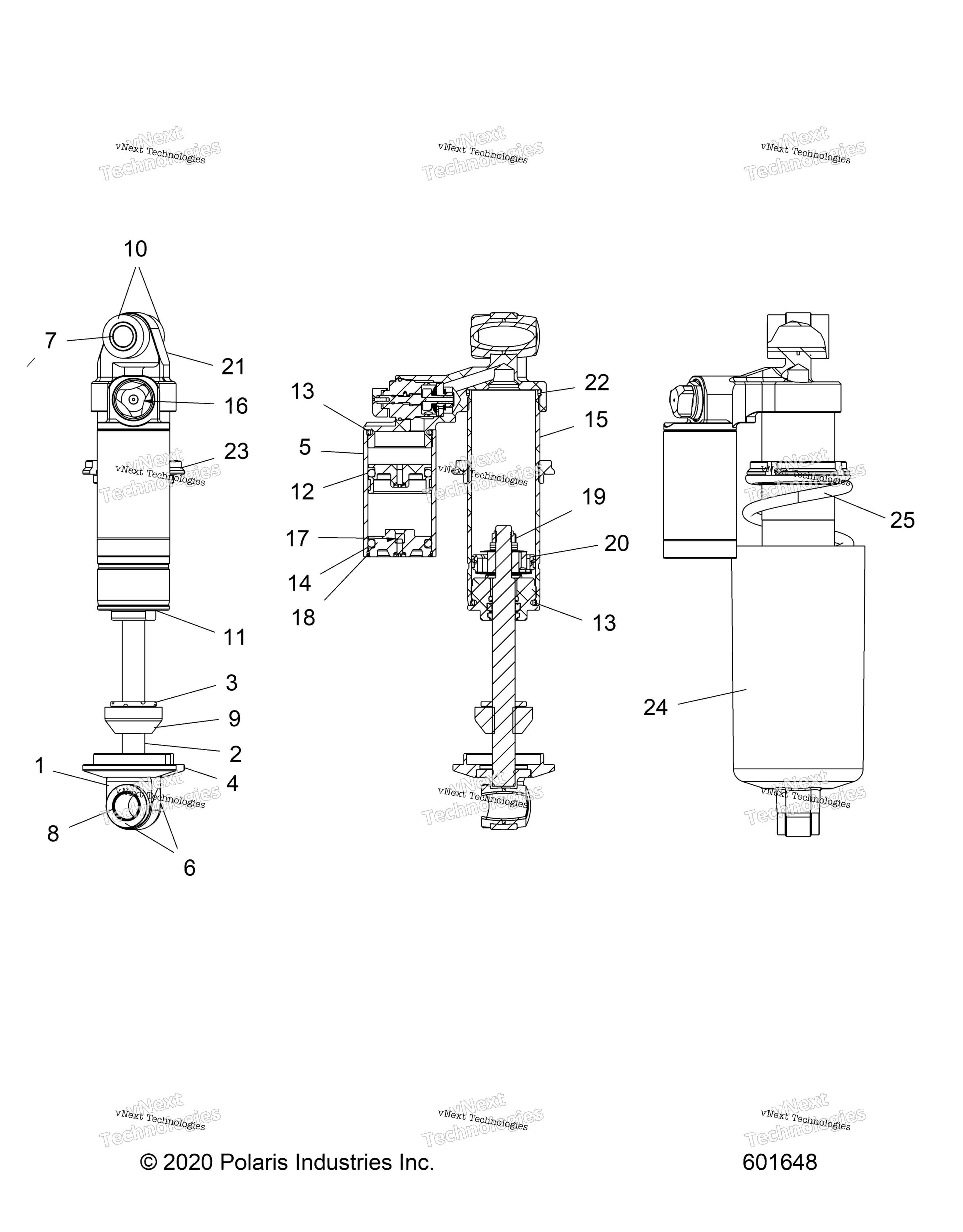 Suspension, Shock, передний Track All Options
