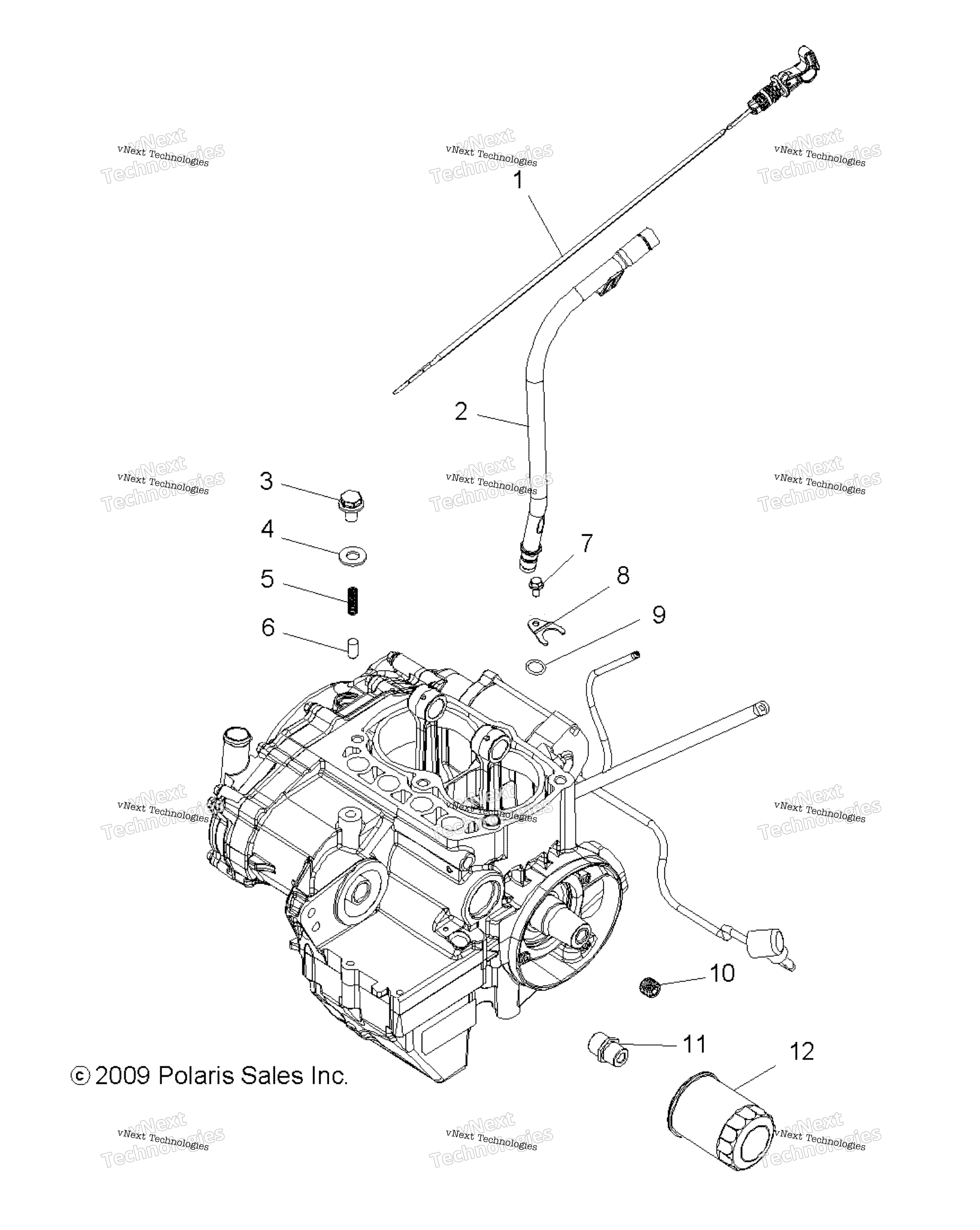 Engine, масляный фильтр & Dipstick R13wh76ag / Ar / Eah / Eai / Kg
