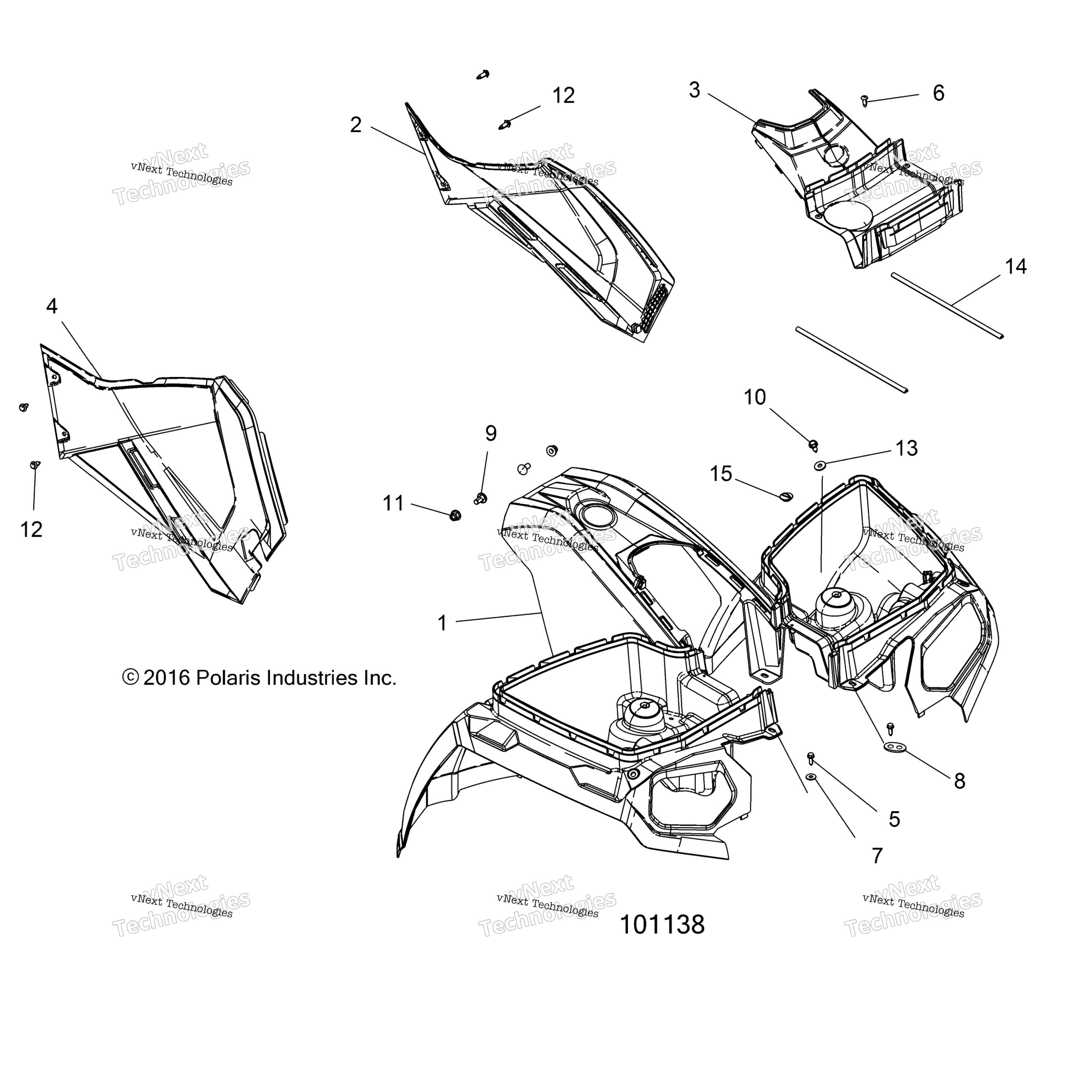 Body, передний Cab & Side Panels A17ses57c1 / C2 / C7 / Cl / E1 / E2 / E7 / El / Set57c1 / C2 / E1 / E2