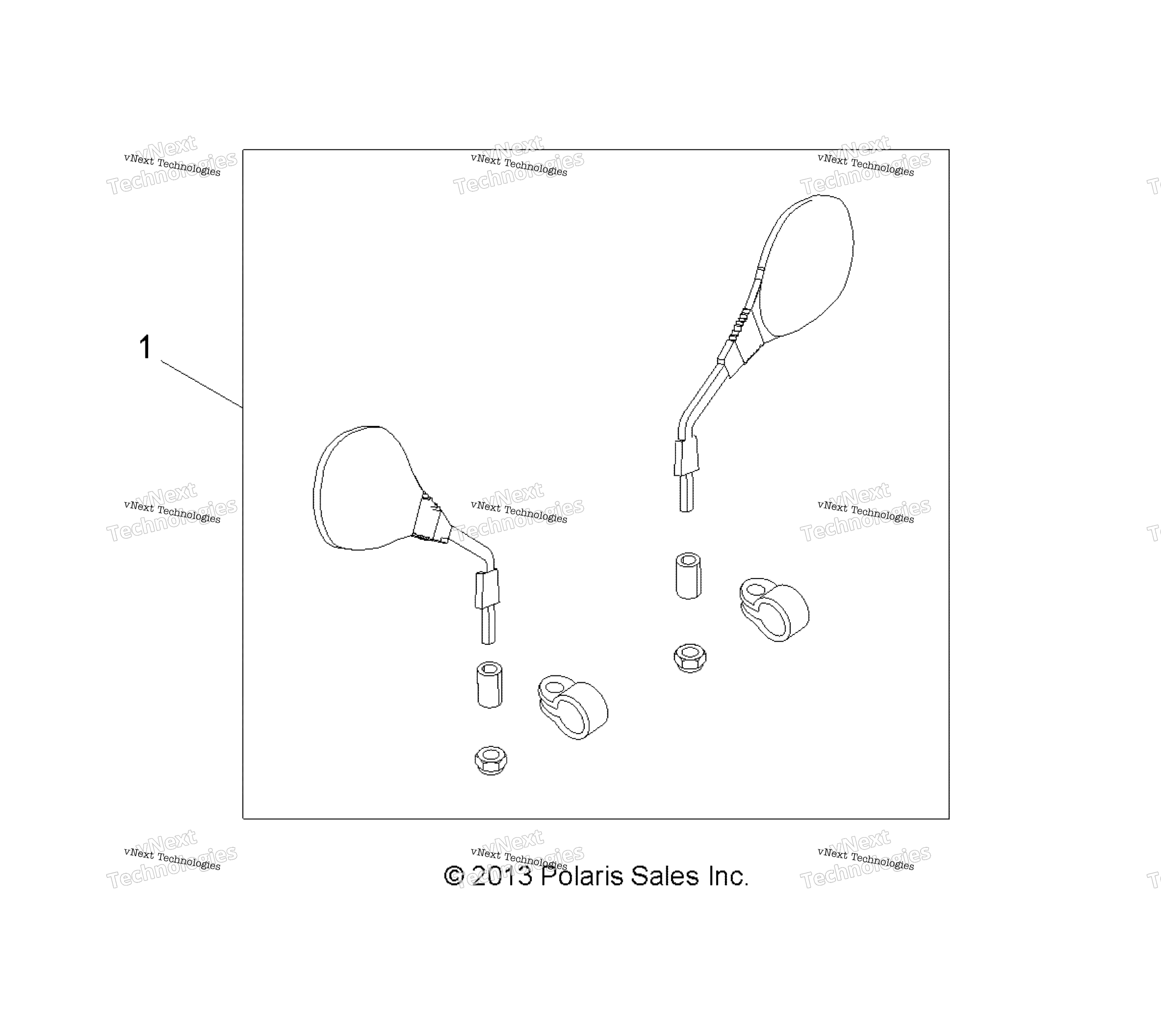 Body, Mirrors A17ses57c1 / C2 / C7 / Cl / E1 / E2 / E7 / El / Set57c1 / C2 / E1 / E2