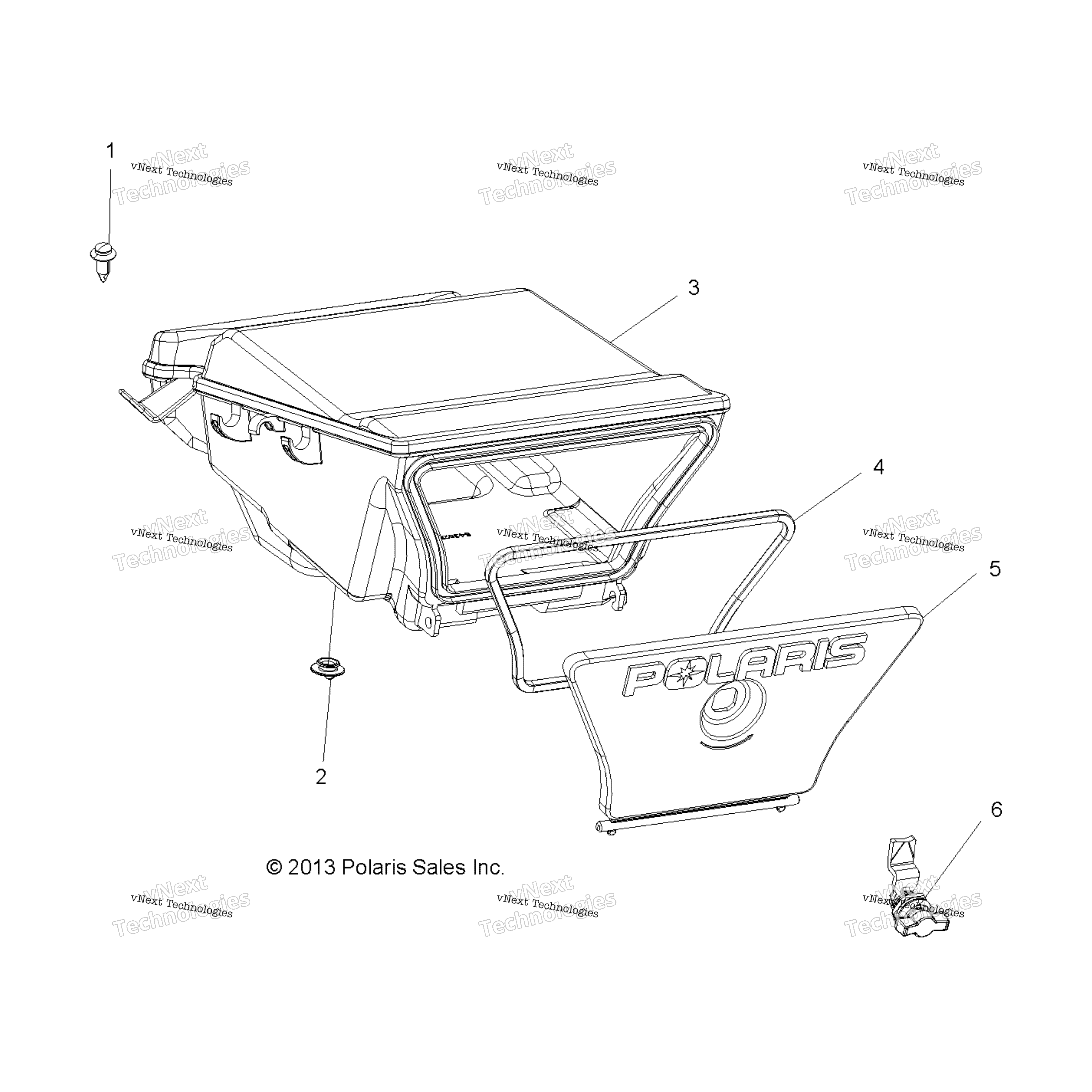 Body, Storage Box, задний A18ses57c1 / C2 / C5 / C7 / E1 / E5 / E7 / P57c1 / T57c1 / C7 / E1 / E7