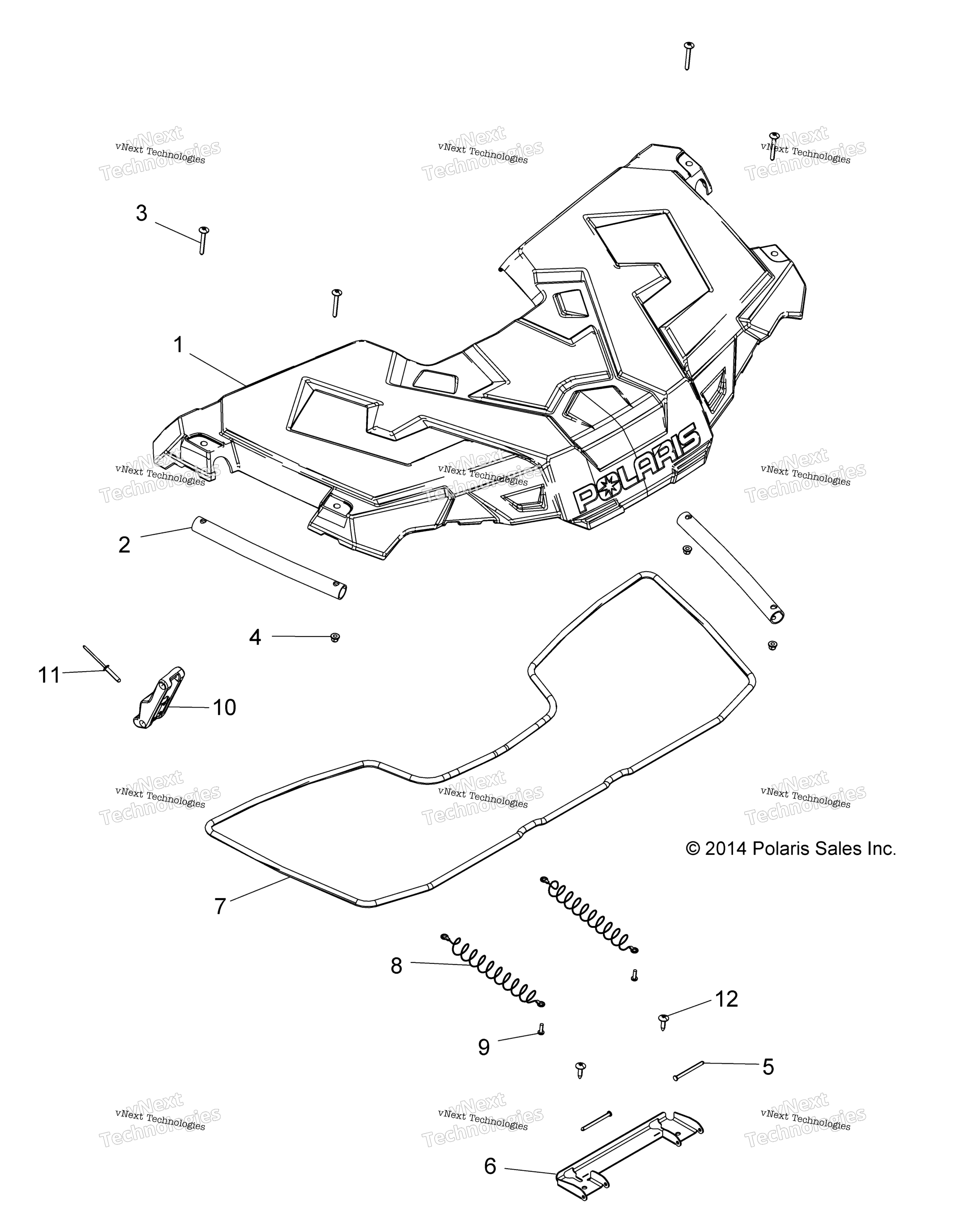 Body, Storage, передний A18ses57c1 / C2 / C5 / C7 / E1 / E5 / E7 / P57c1 / T57c1 / C7 / E1 / E7