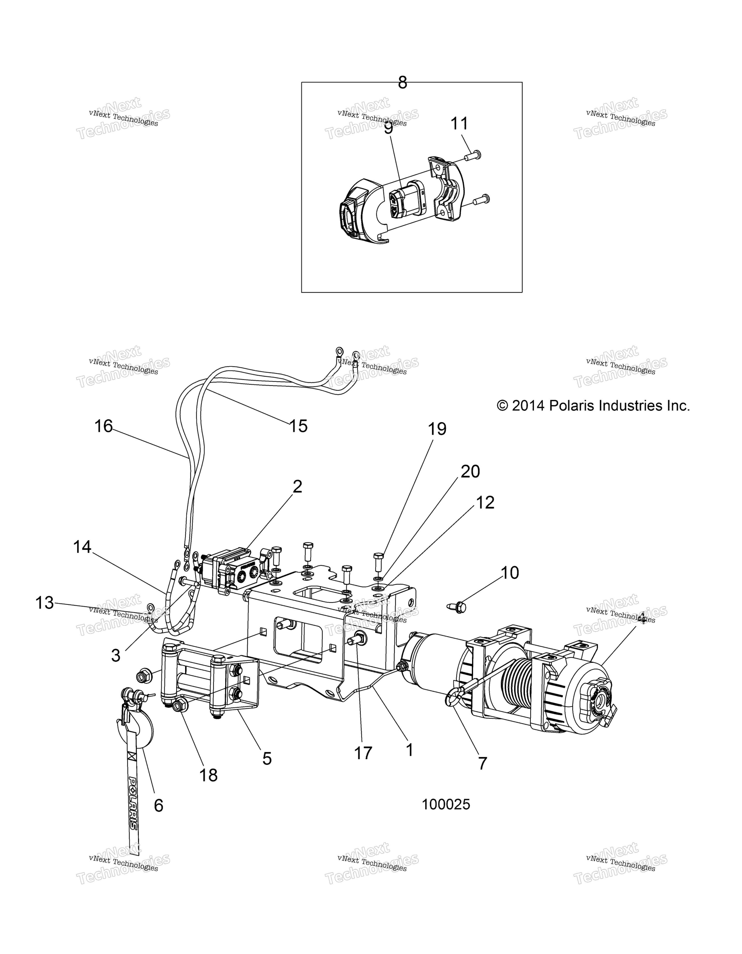 Chassis, лебёдка A18ses57c2