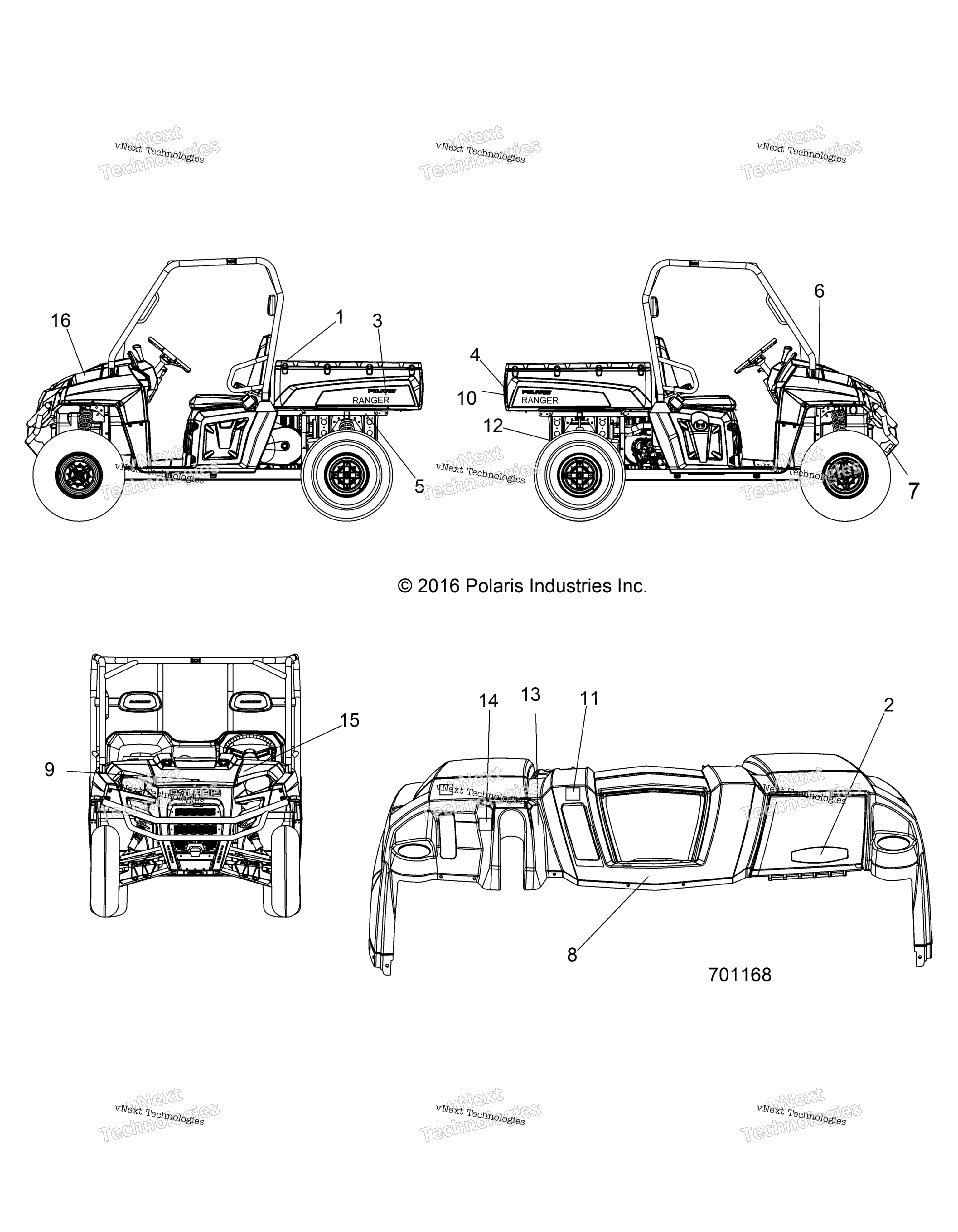 Body, наклейки R187rca57a1 / A4 / B1 / B4 / N1