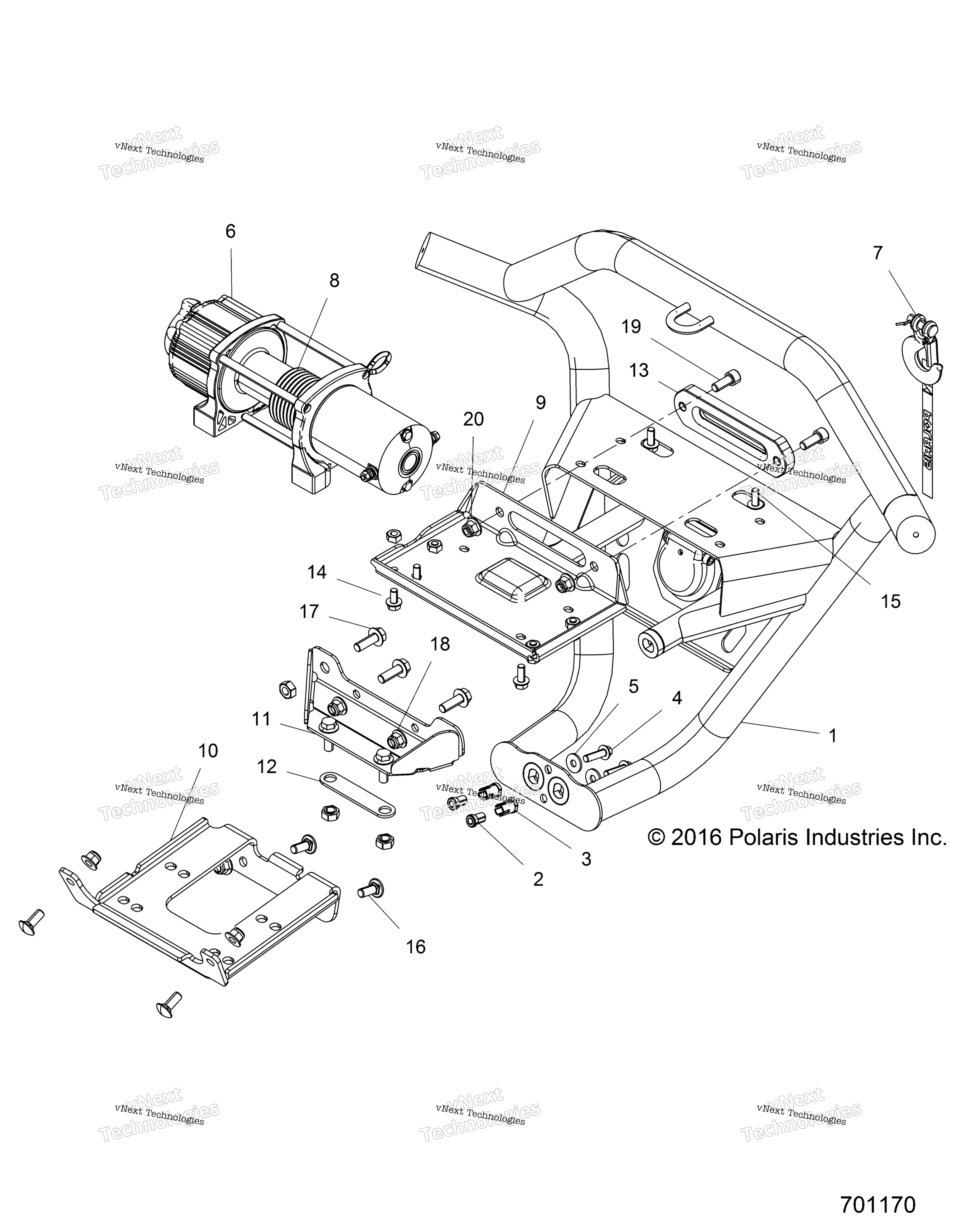 Accessory, передний Bumper, W / лебёдка Z18vdm99al