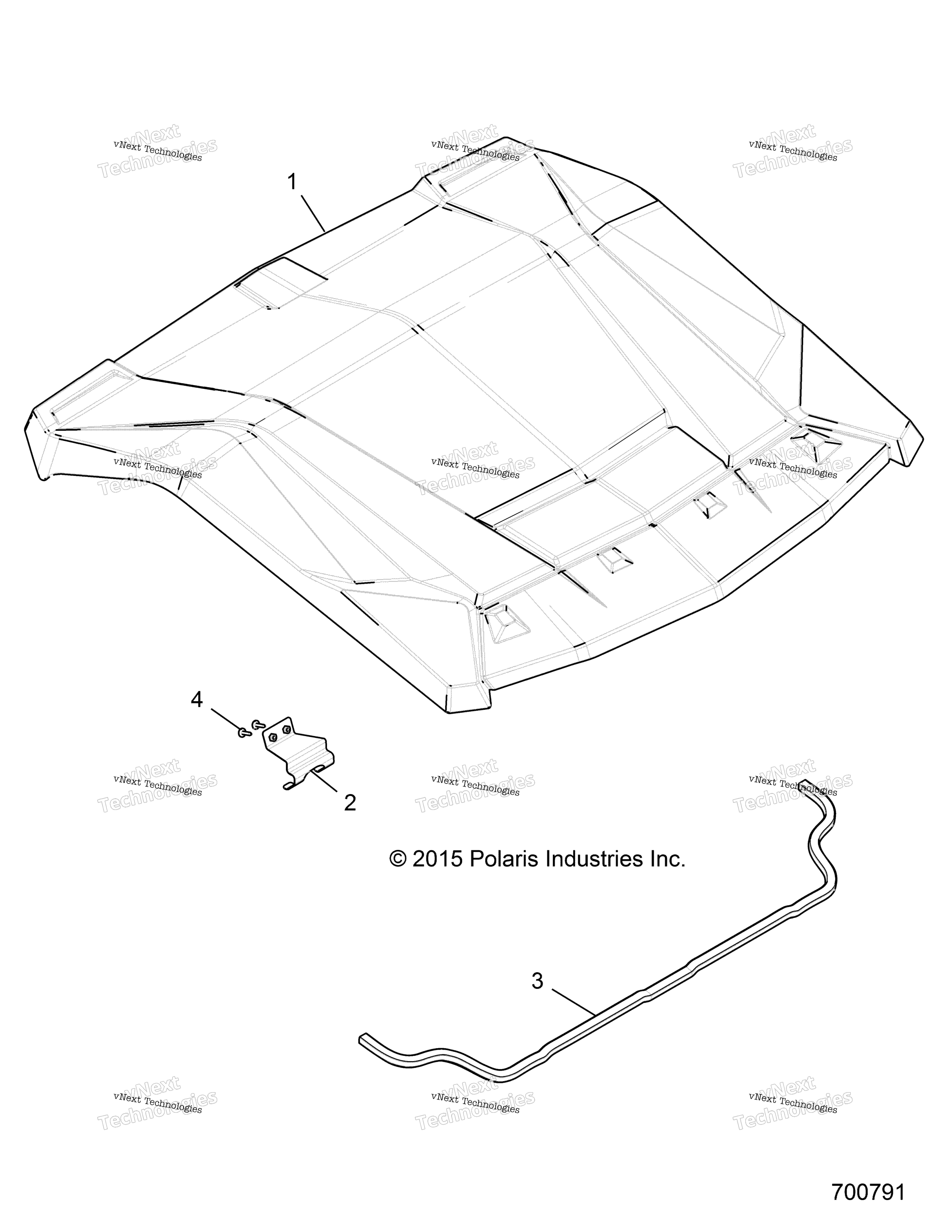 Accessory, Roof R19rgu99af / Uam / Ubm / Kak / Kbk