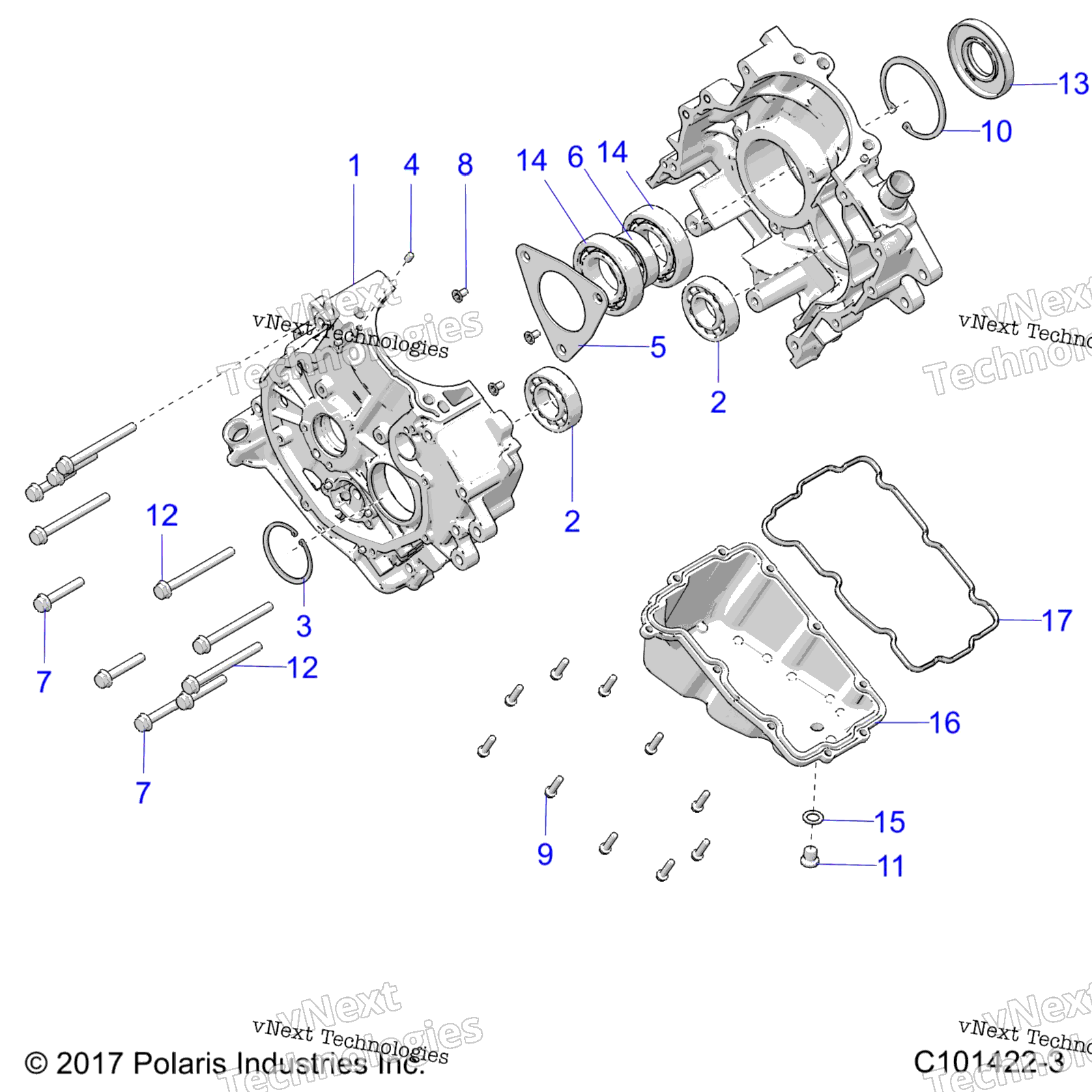 Двигатель, картер A20sef57c1/S57c1/C2/C5/C9/Ck/Cy/F1/F2