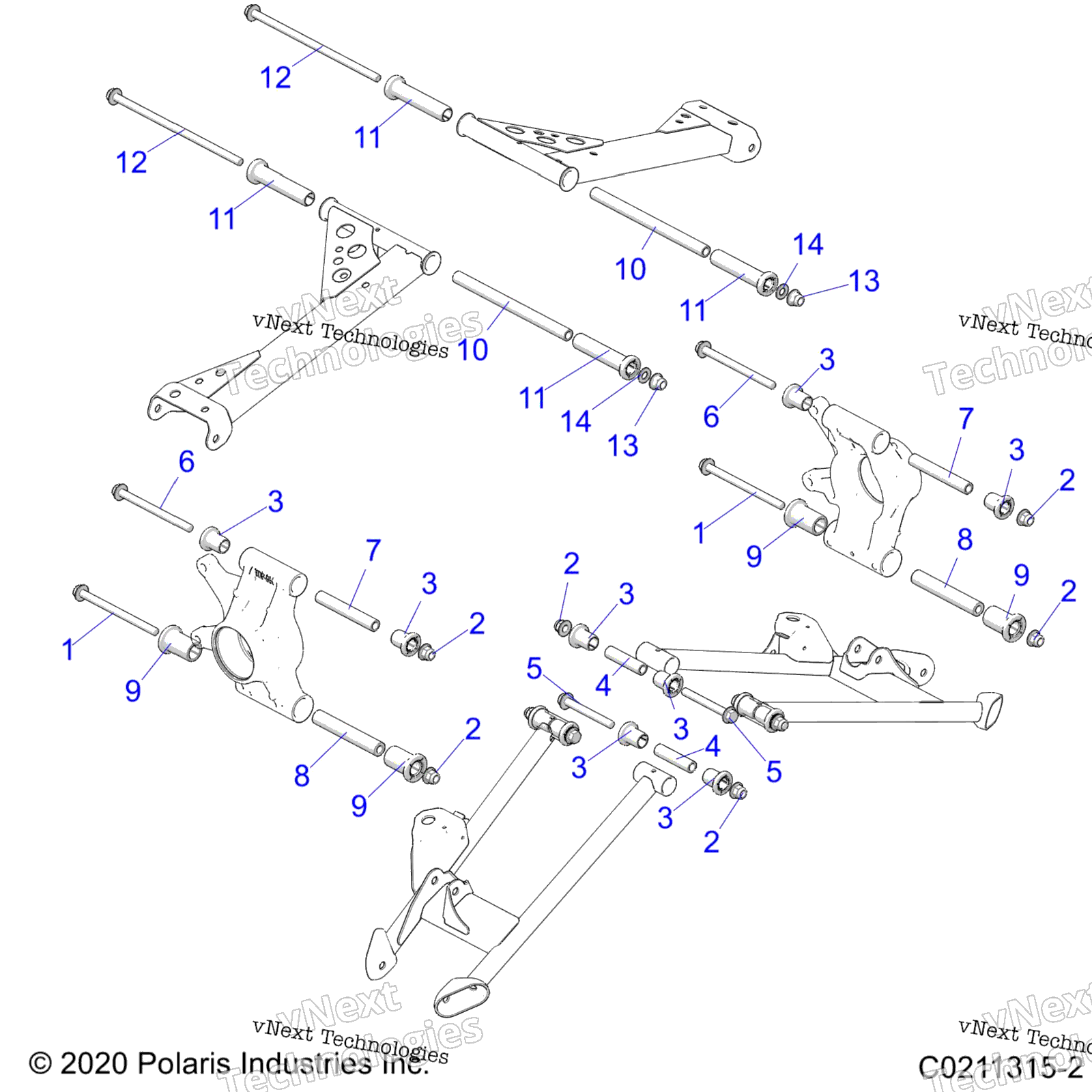 Подвеска, задняя Control Arm Mounting A20sxe95ag/Cag