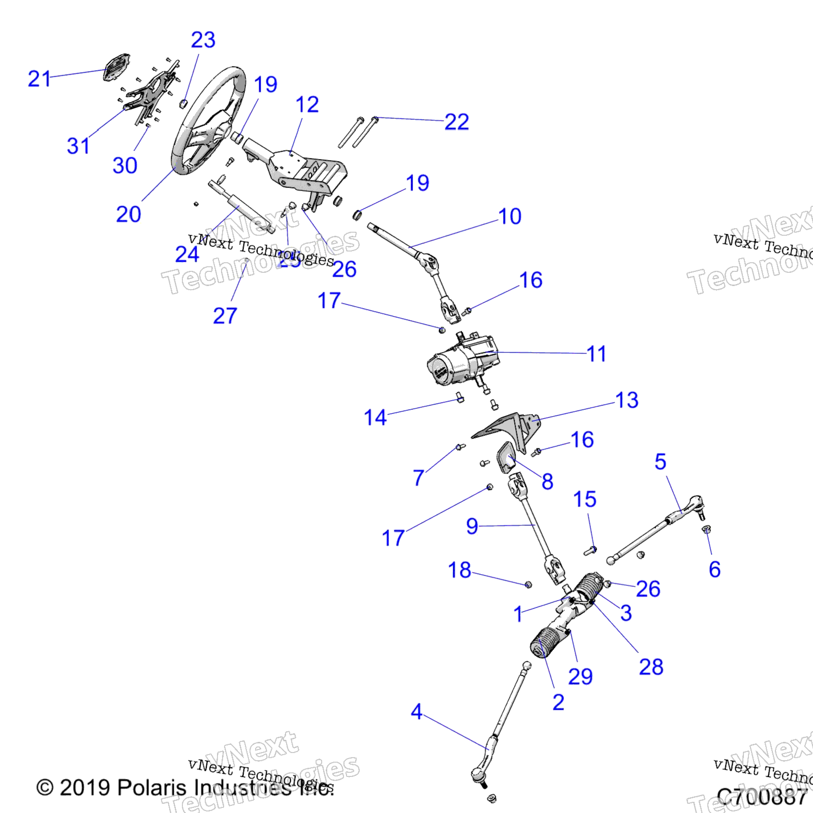 Steering, рулевое управление Asm. R20rre99f1 / F9 / Fk / S99c1 / C9 / Ck / S99f1 / F9 / Fk / P99cf / Ff