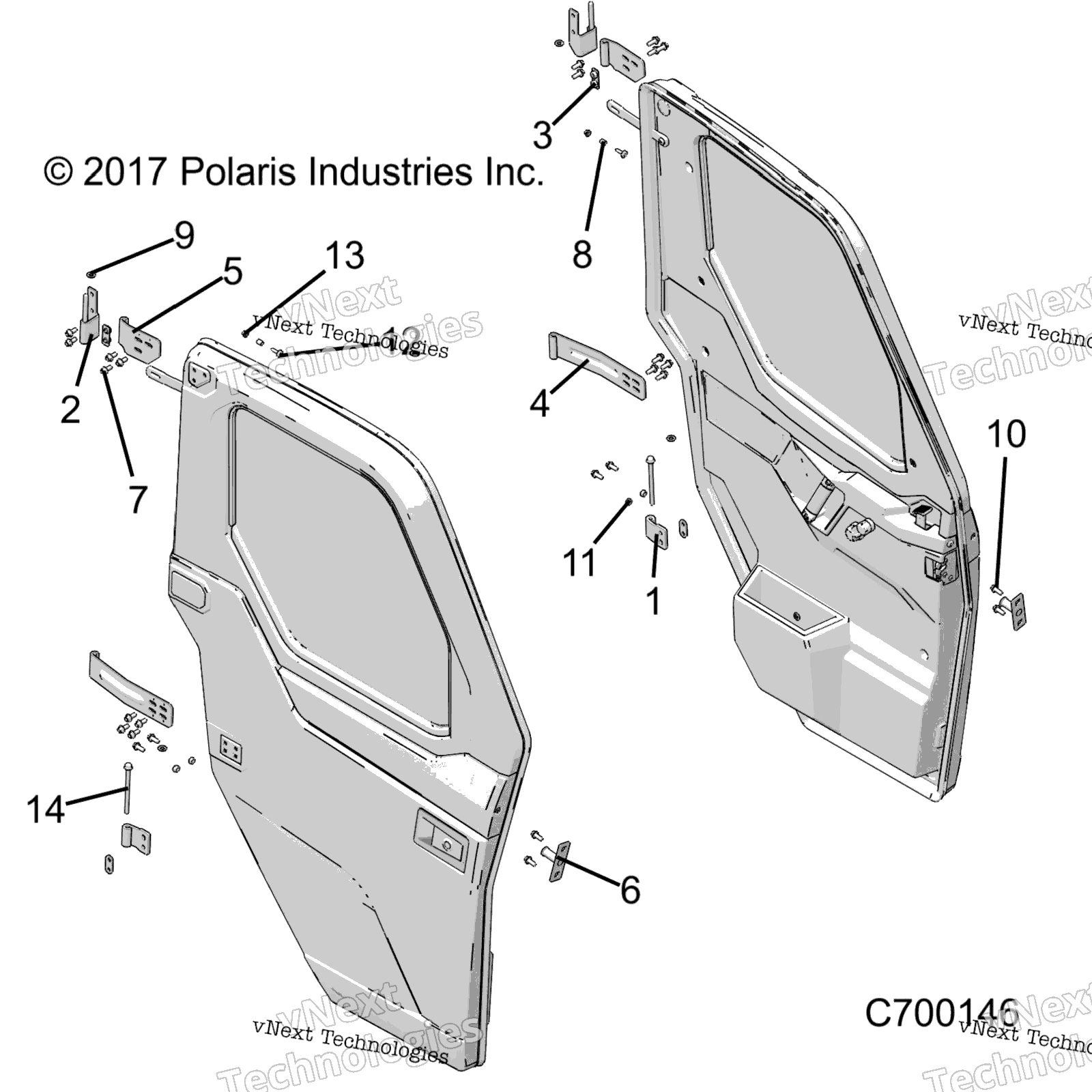 Body, Door, Front, Full, крепление R20rsw99aa / Ap / Ax / A9