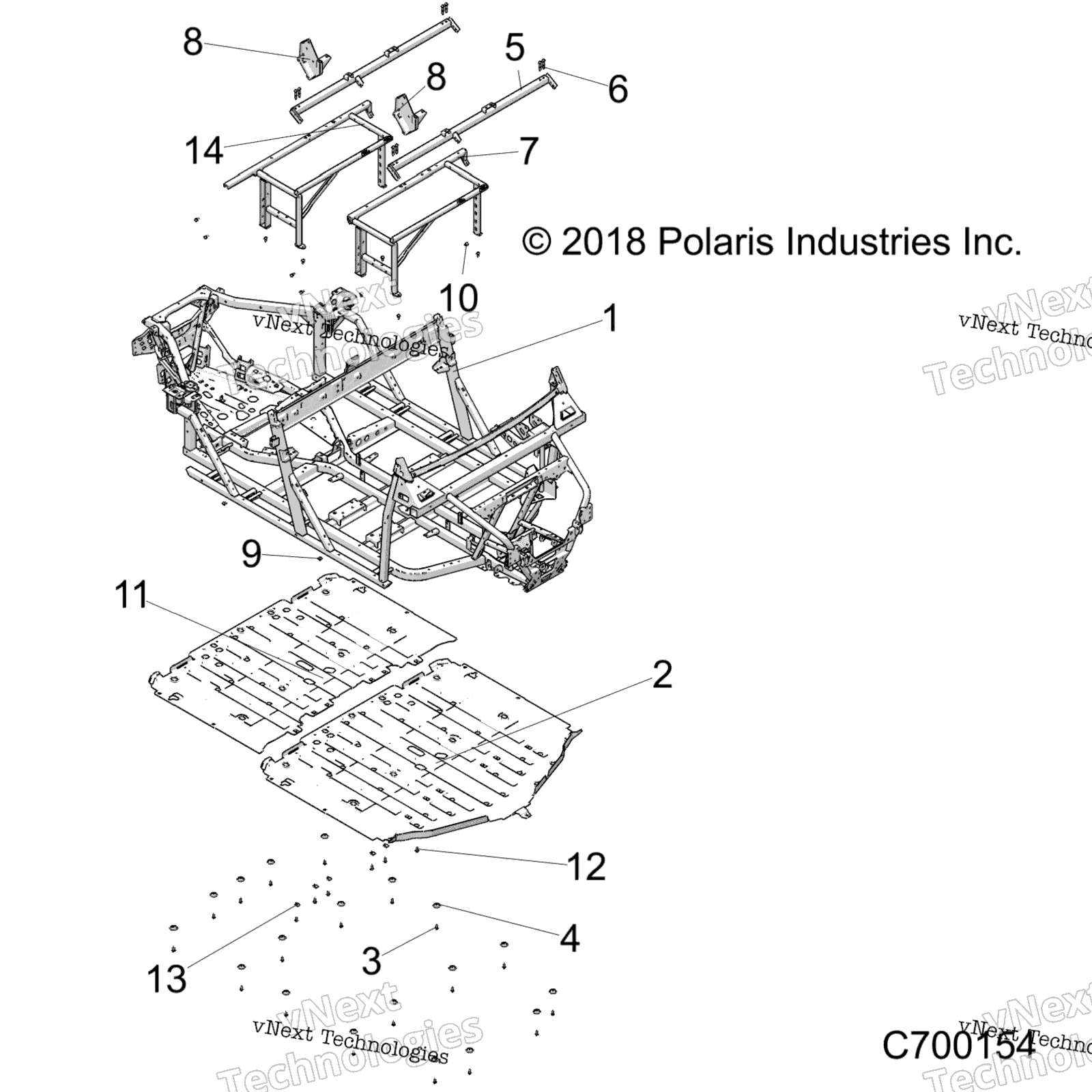 Шасси, основная рама And Skid Plates R20rsw9aa/Ap/Ax/A9/Ba/Bp/Bx/B9