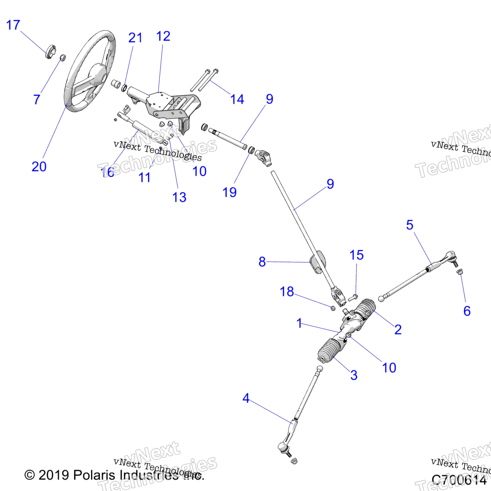 Steering, рулевое управление Asm. R20taa99a1 / A7 / B1 / B7