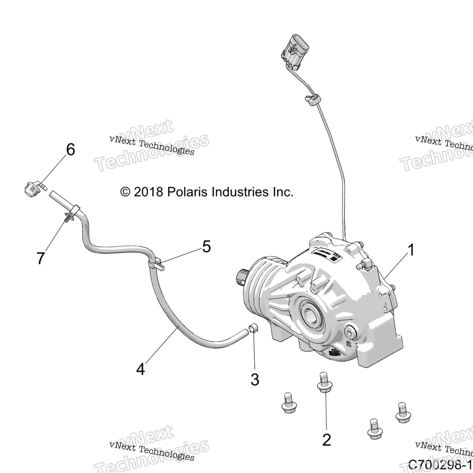 Трансмиссия, передний редуктор Mounting Z20a4e99ah/Bh/Lh