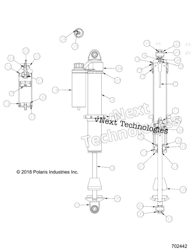 Подвеска, передний амортизатор Internals Z20ase87bh/Bw/Lw