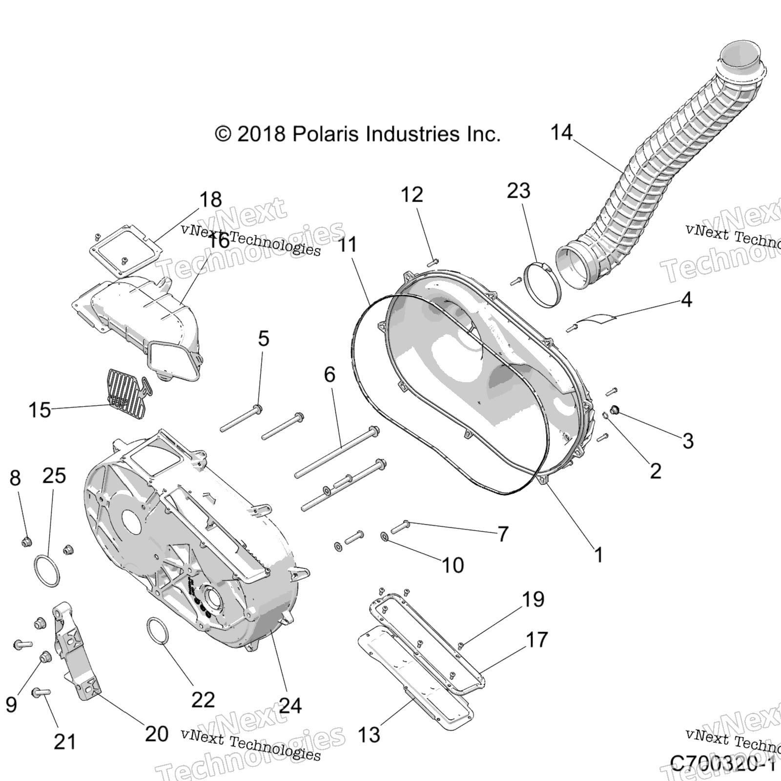 Трансмиссия, крышка сцепления And Ducting Z20nae92al/Ar/Bl/Br/F92al/Ar