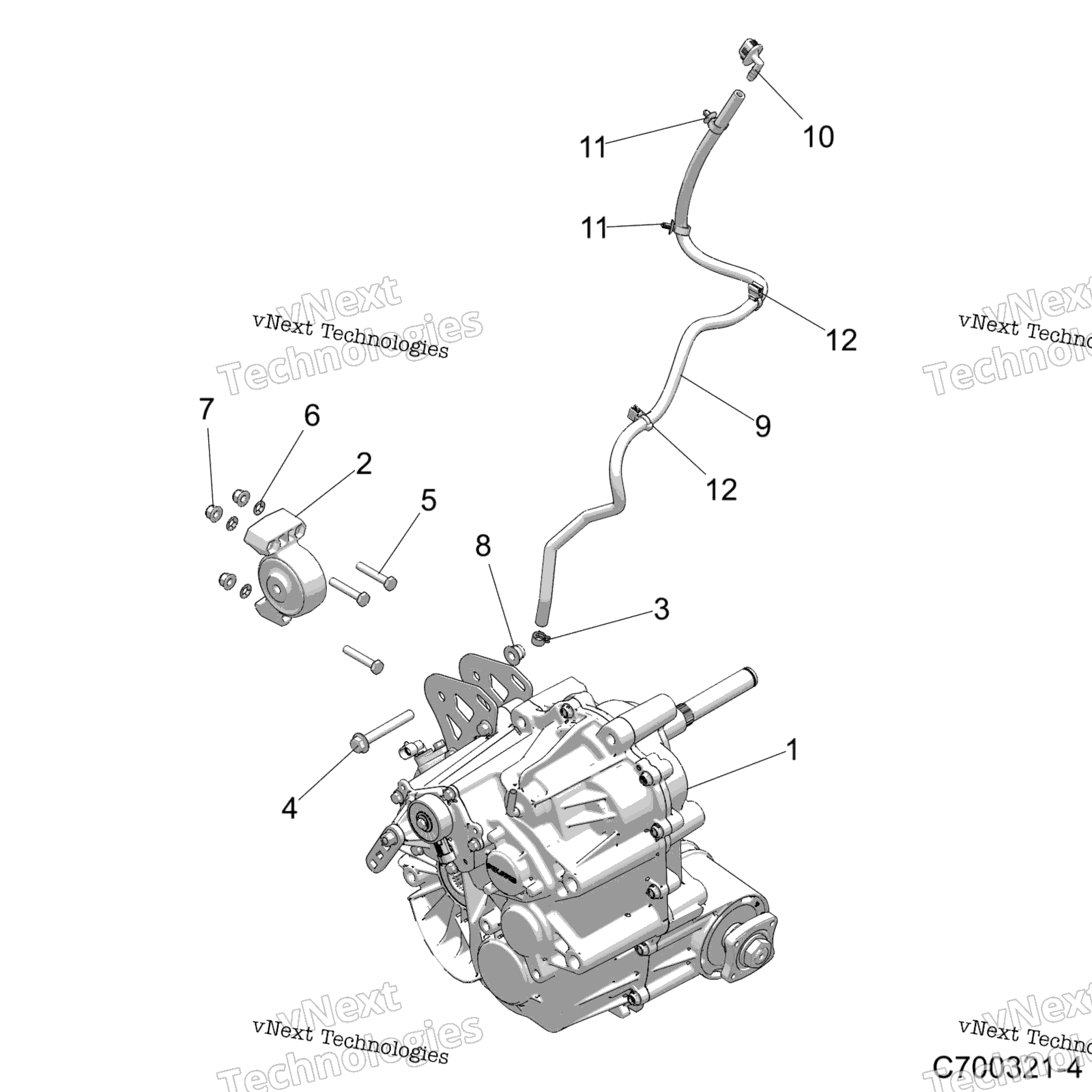 Трансмиссия, главный редуктор Mounting Z20nae92al/Ar/Bl/Br/F92al/Ar