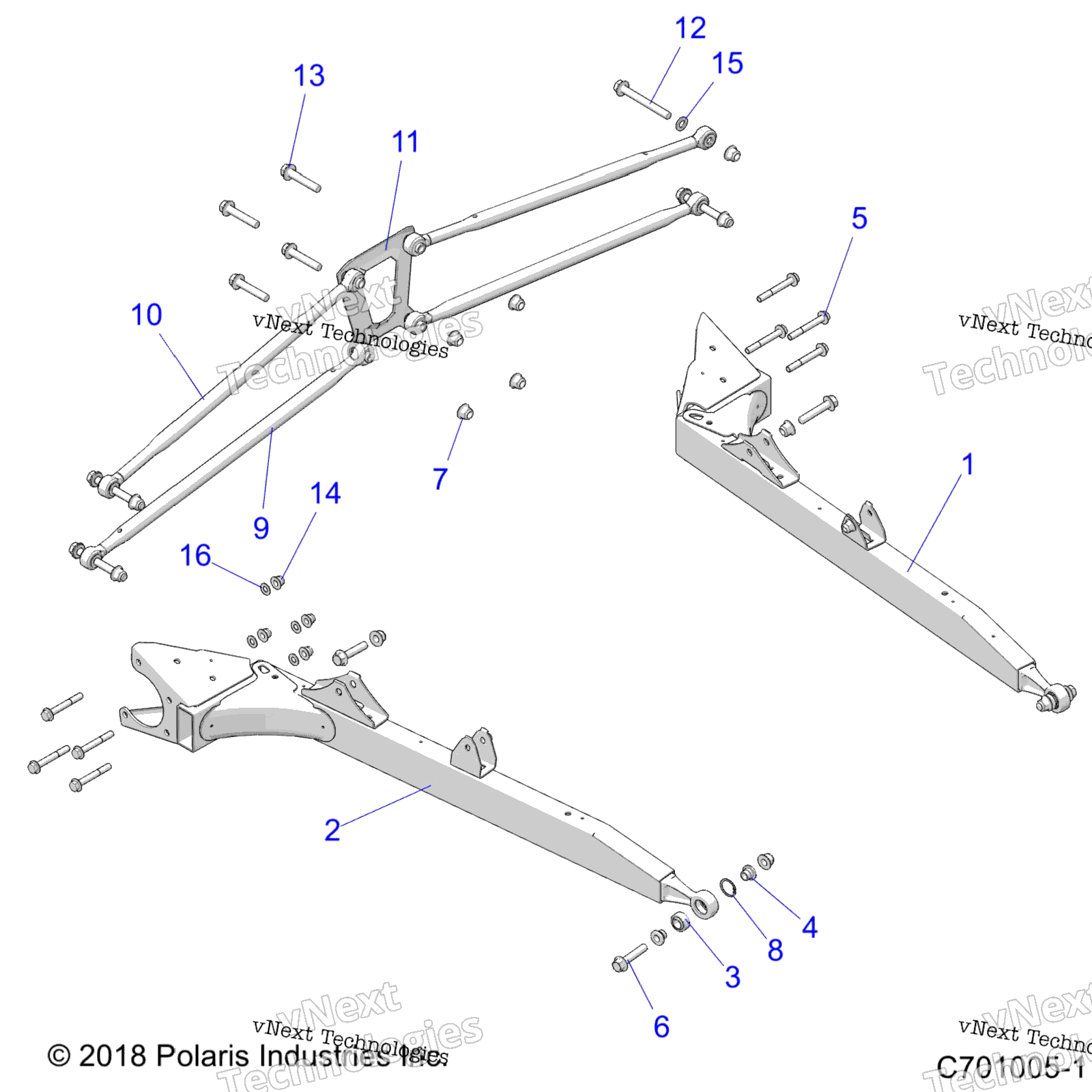 Подвеска, задняя Control Arms Z20nae92al/Ar/Bl/Br/F92al/Ar