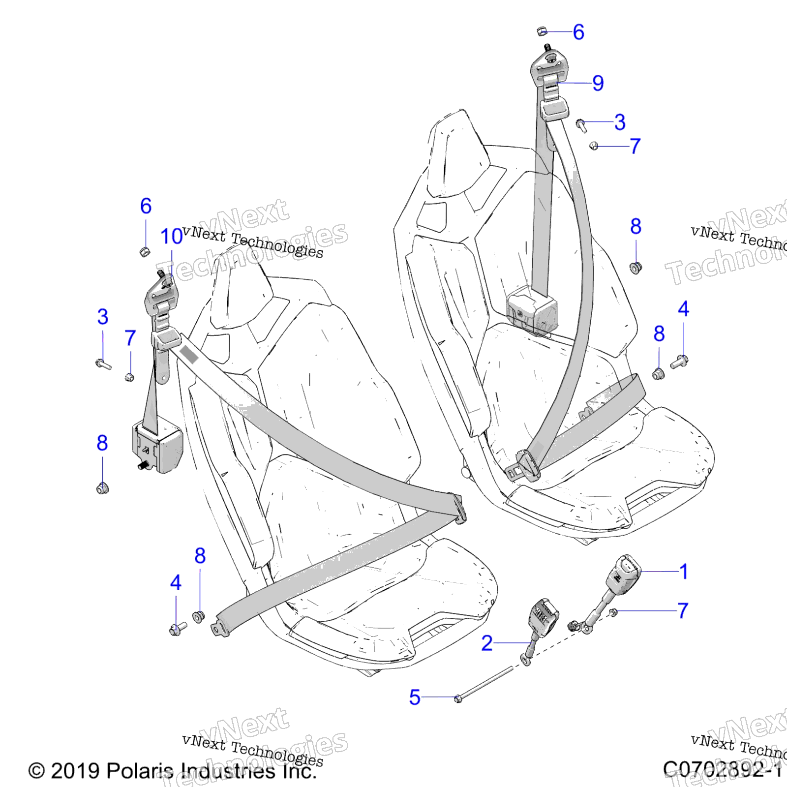 Кузов, сиденье Belt Mounting, Standard Z20rae92ah/Bh/At/Bt
