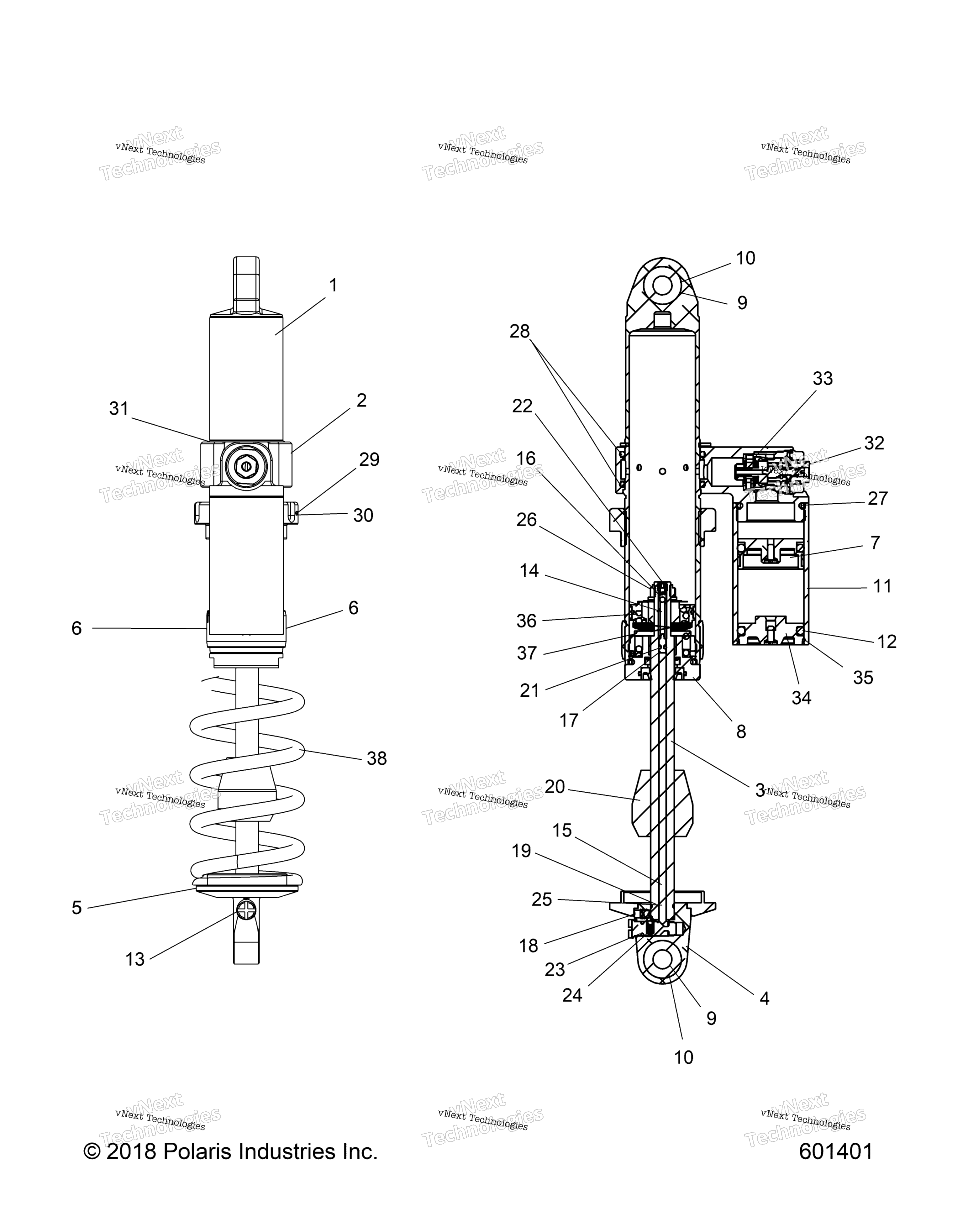 подвеска Shock, Ifs [601401)