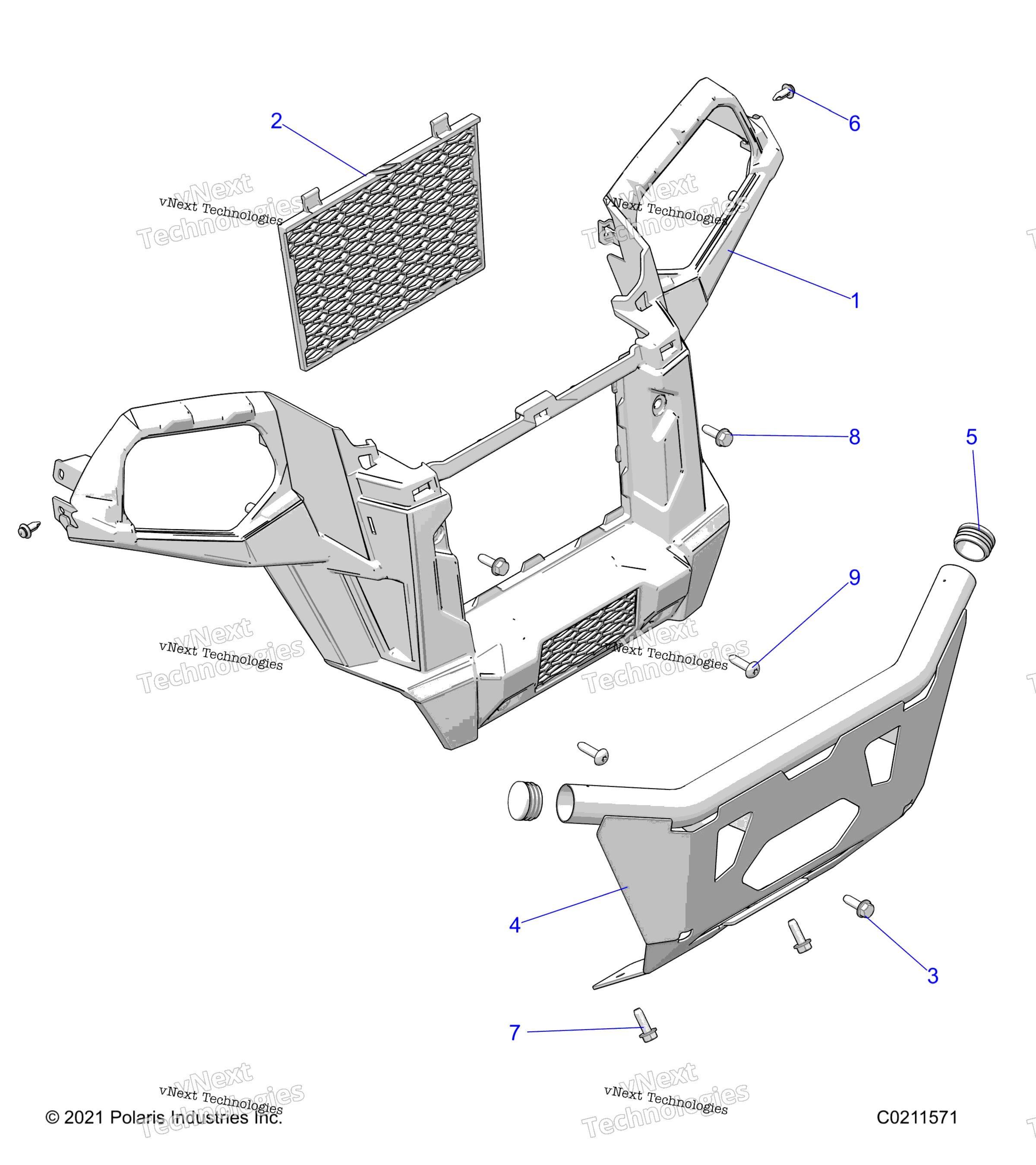 Body, передний Bumper A22sge95fn / S95cn / S95fn