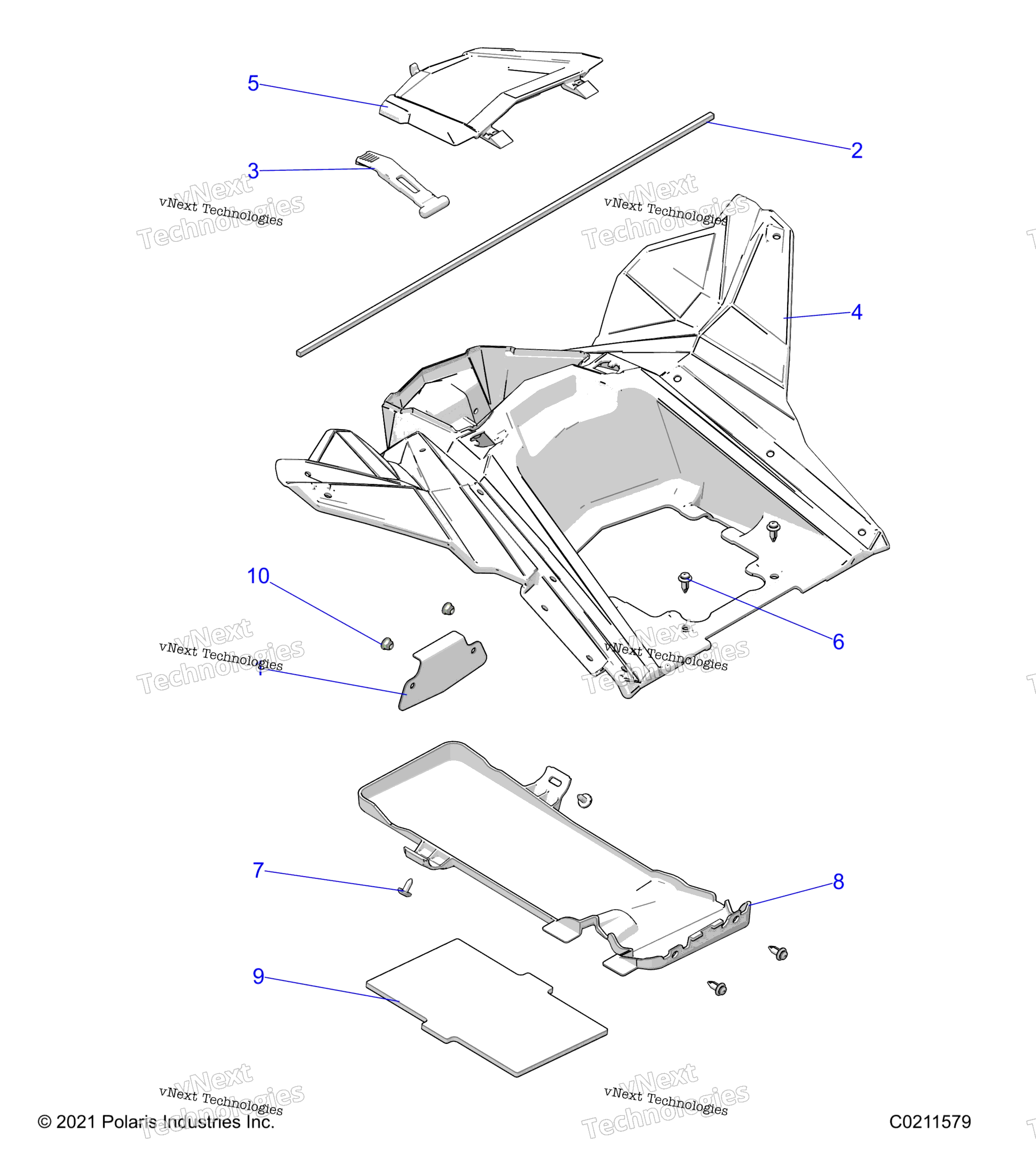 Body, Storage, задний A22sge95fn / S95cn / S95fn