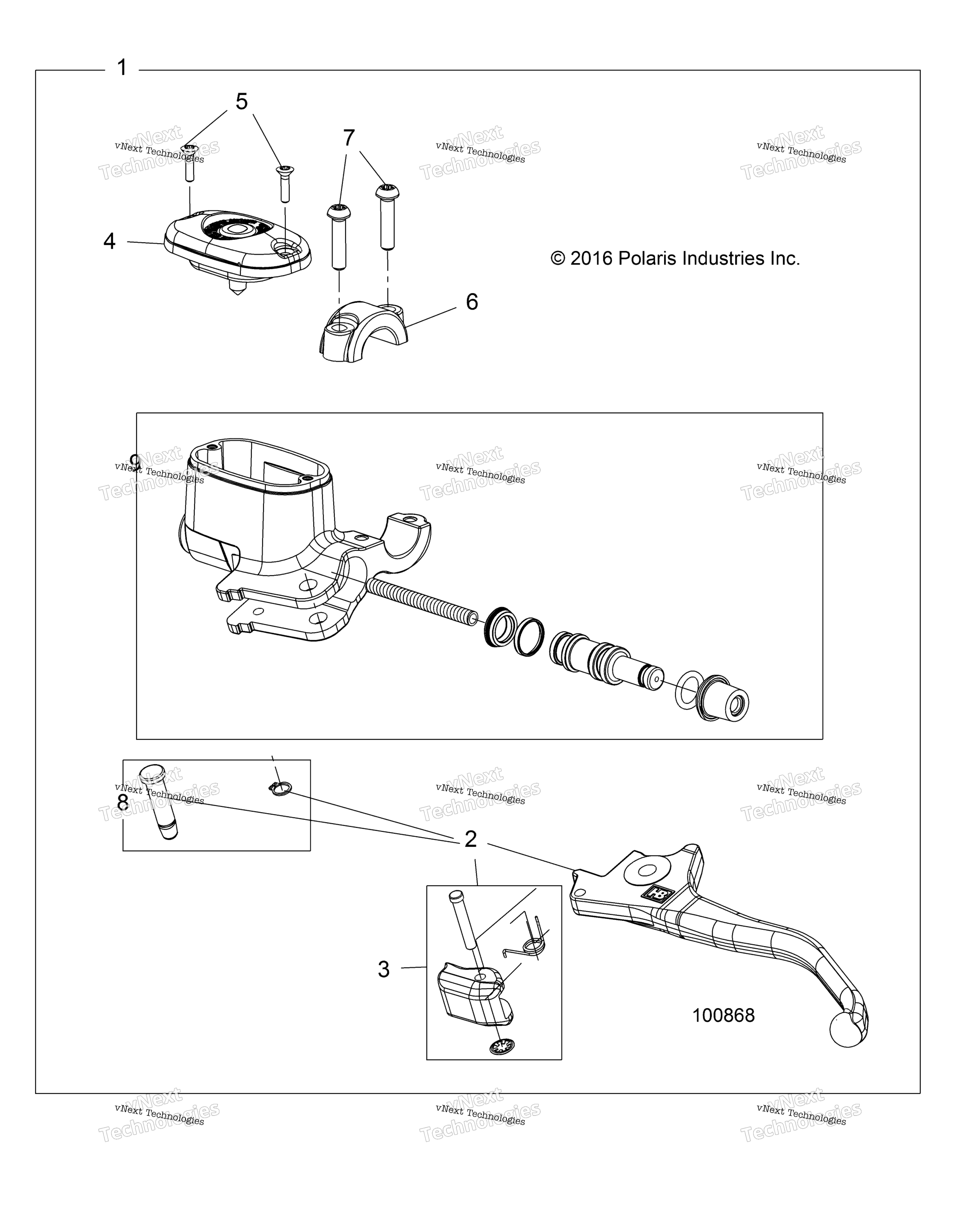 Brakes, передний тормоз рычаг & Master цилиндр A22sge95cn