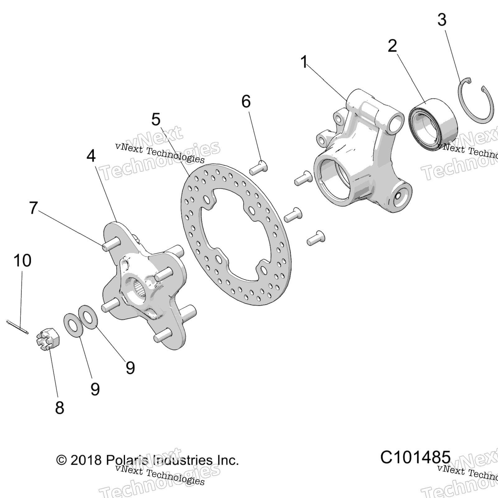 Подвеска, задняя Hub & Bearing Carrier A22sge95fn/S95cn/S95fn
