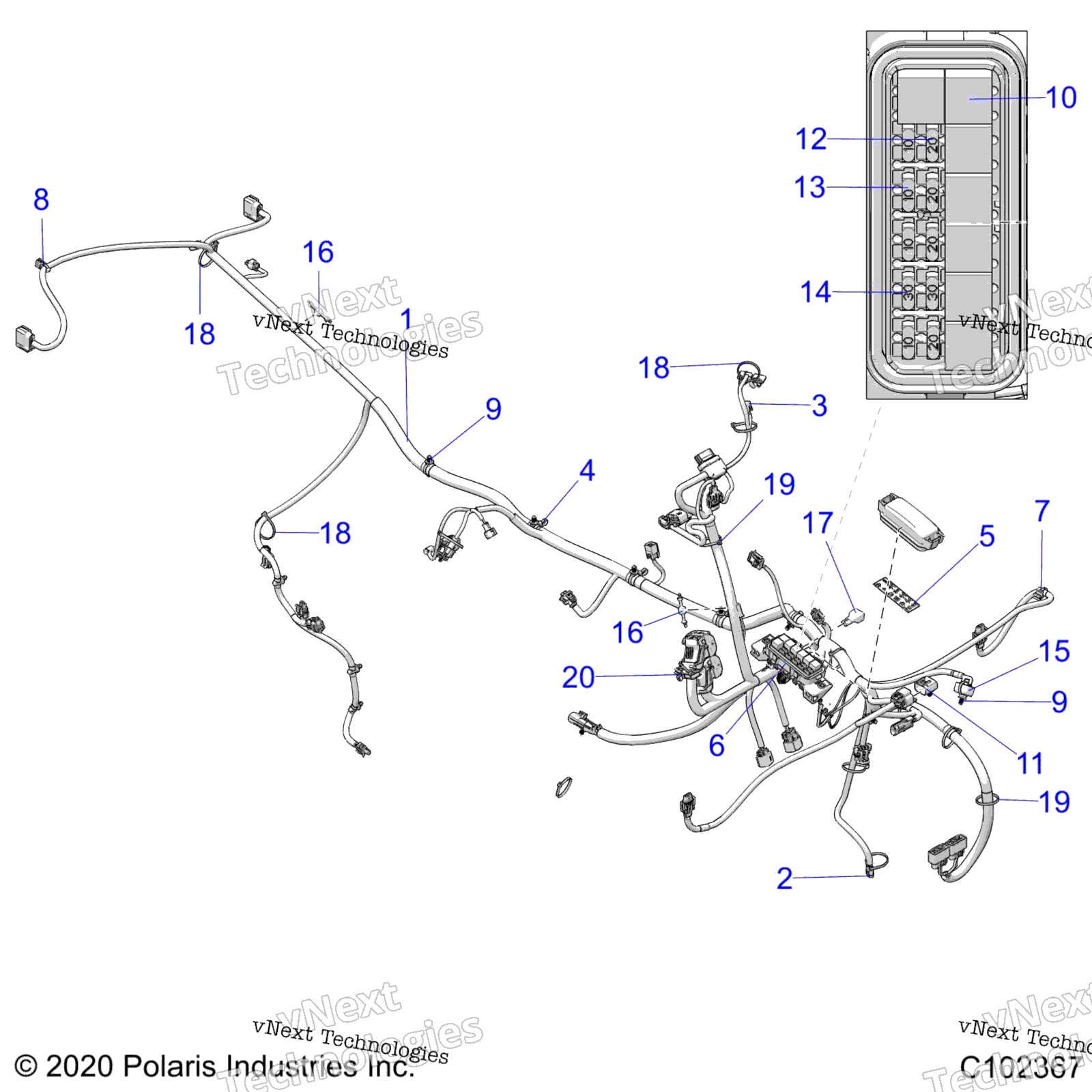 Electrical, Main Wire жгут A22sje57bx / Bx