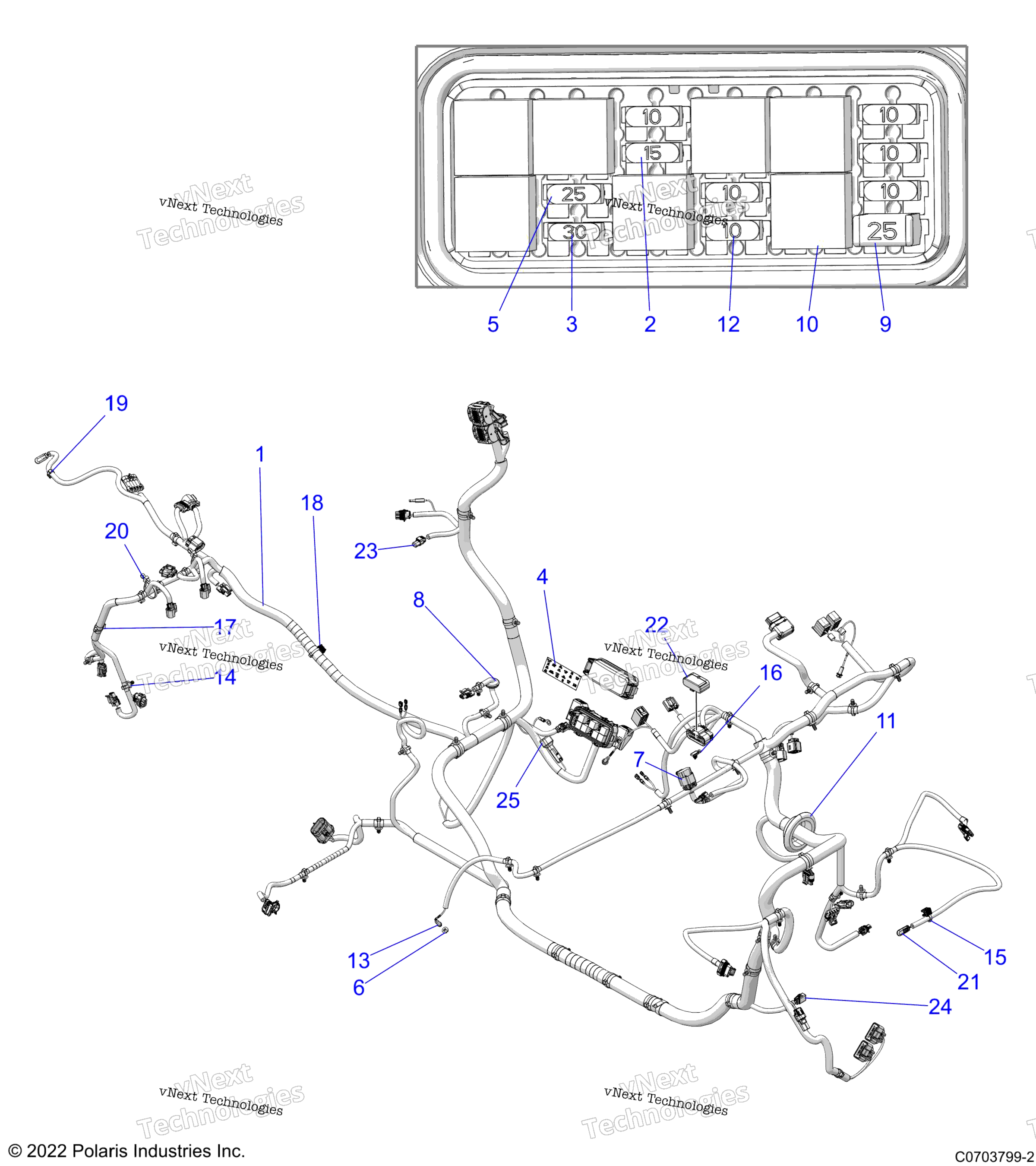 Electrical, провод Harnesses, Chassis