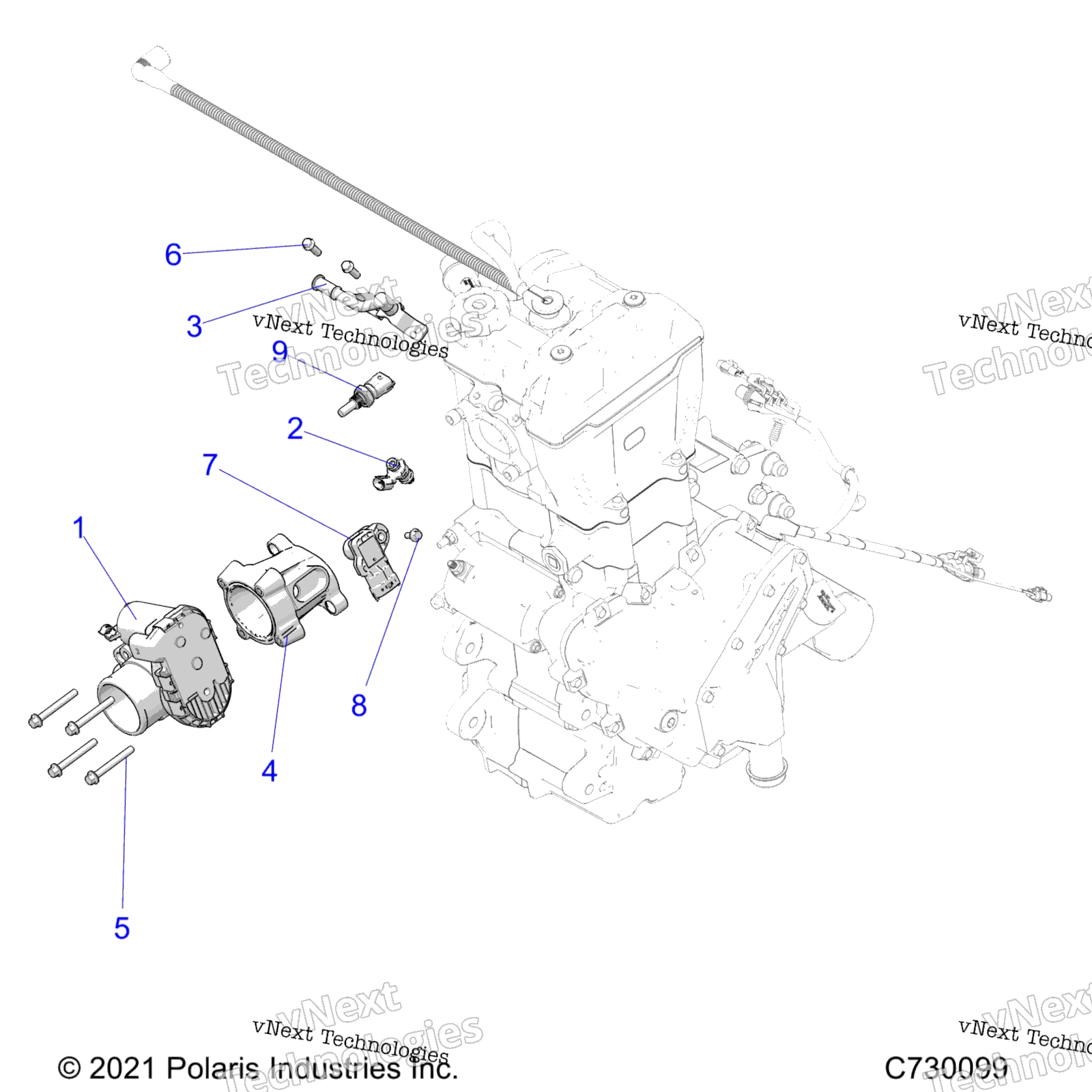 Двигатель, дроссельный узел & Fuel Rail R22maa57f1/Sf1/F9/C1/C9/Ck