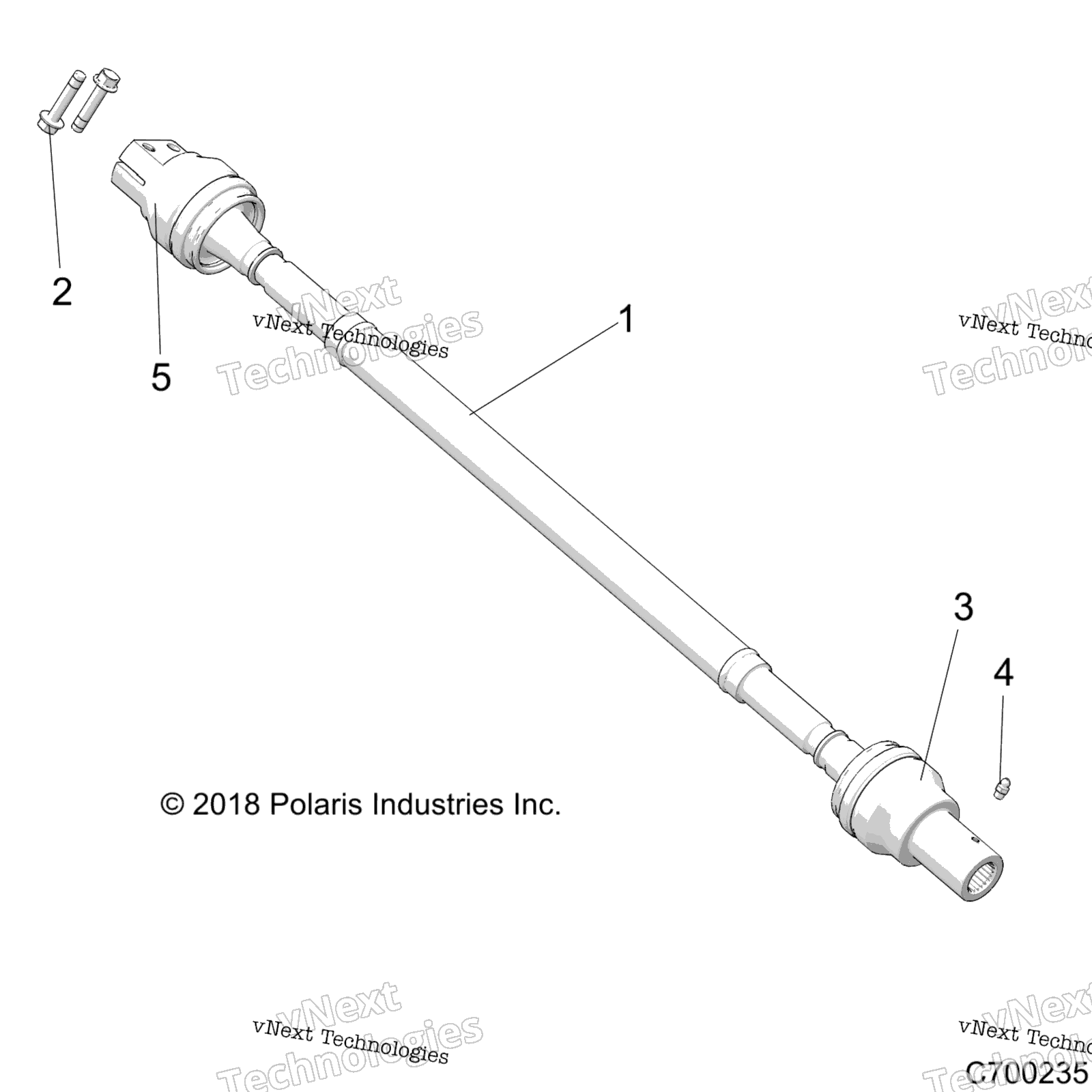 Привод Train, Rear Prop Shaft R22rrs99c9/Ck/Cm/F9/Fm/Ef9/Efm