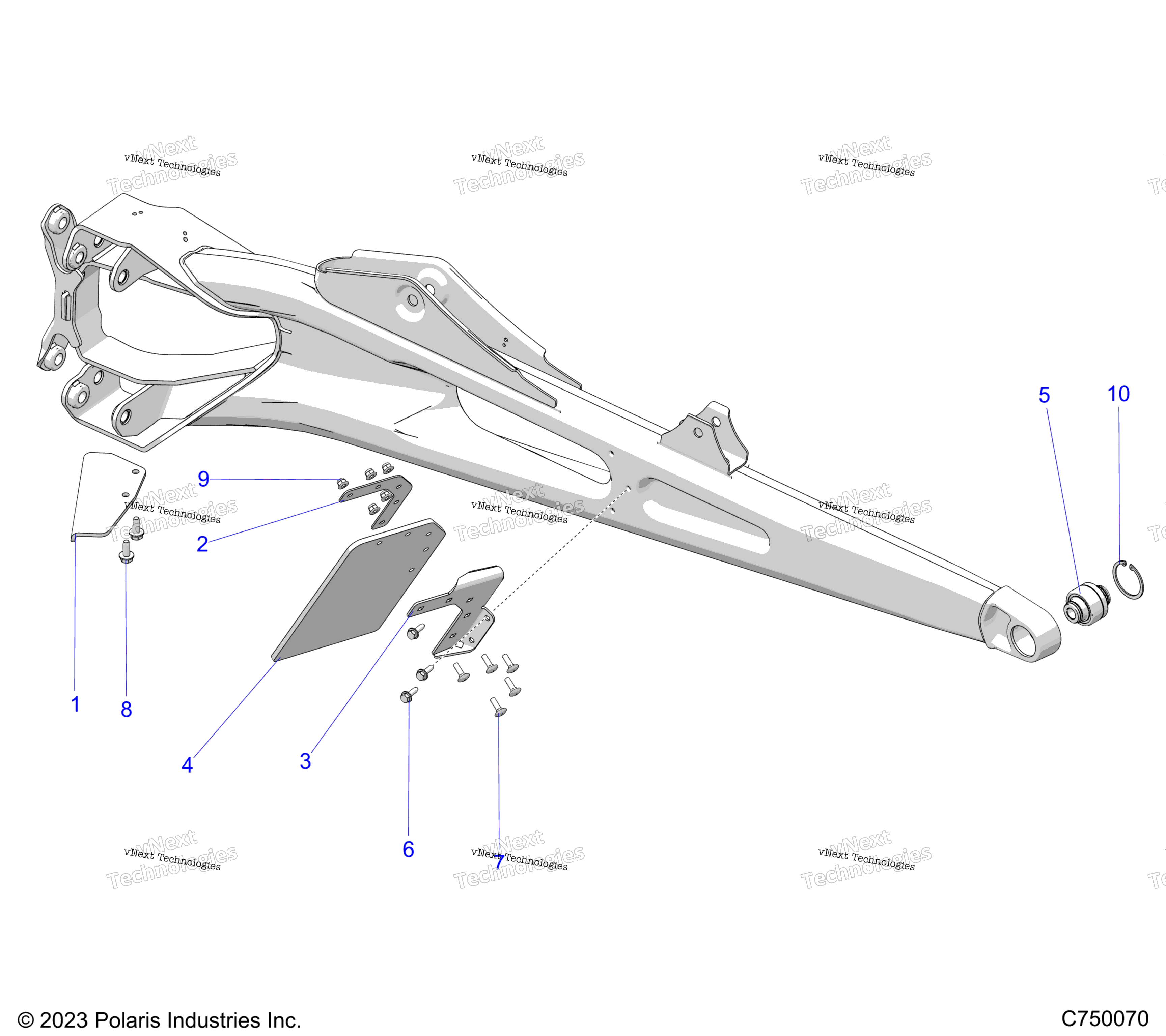 Подвеска, задняя Trailing Arms Z22rml2kal/Ap/Bk/Bl/Bp/Bt
