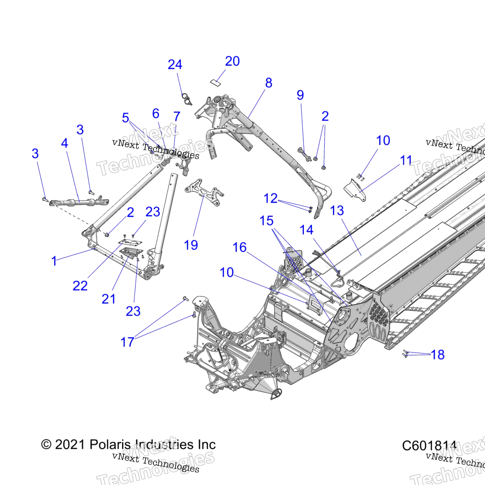 Chassis, Chassis Asm. & Over Structure All опции