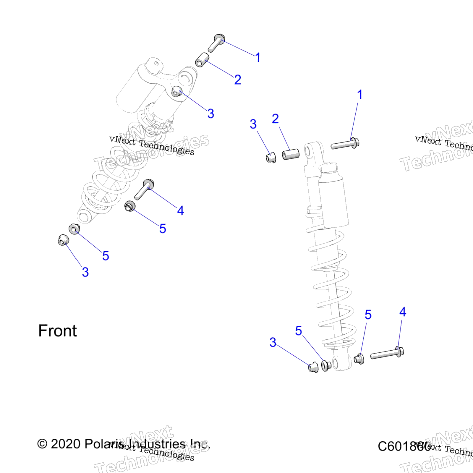 Suspension, Ifs Shocks Mntg. All опции (C601860