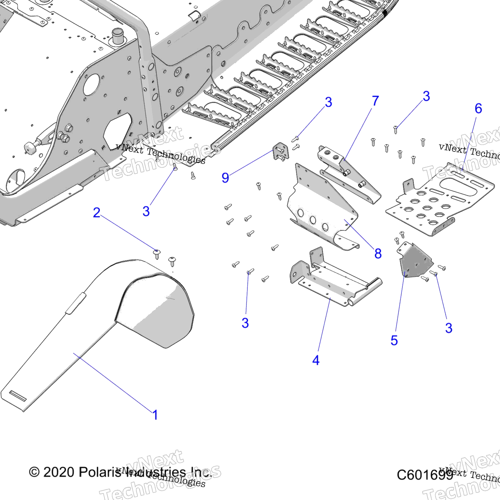 Chassis, Footrestlh & сцепление защита S22mdx6dsa / 6Dea