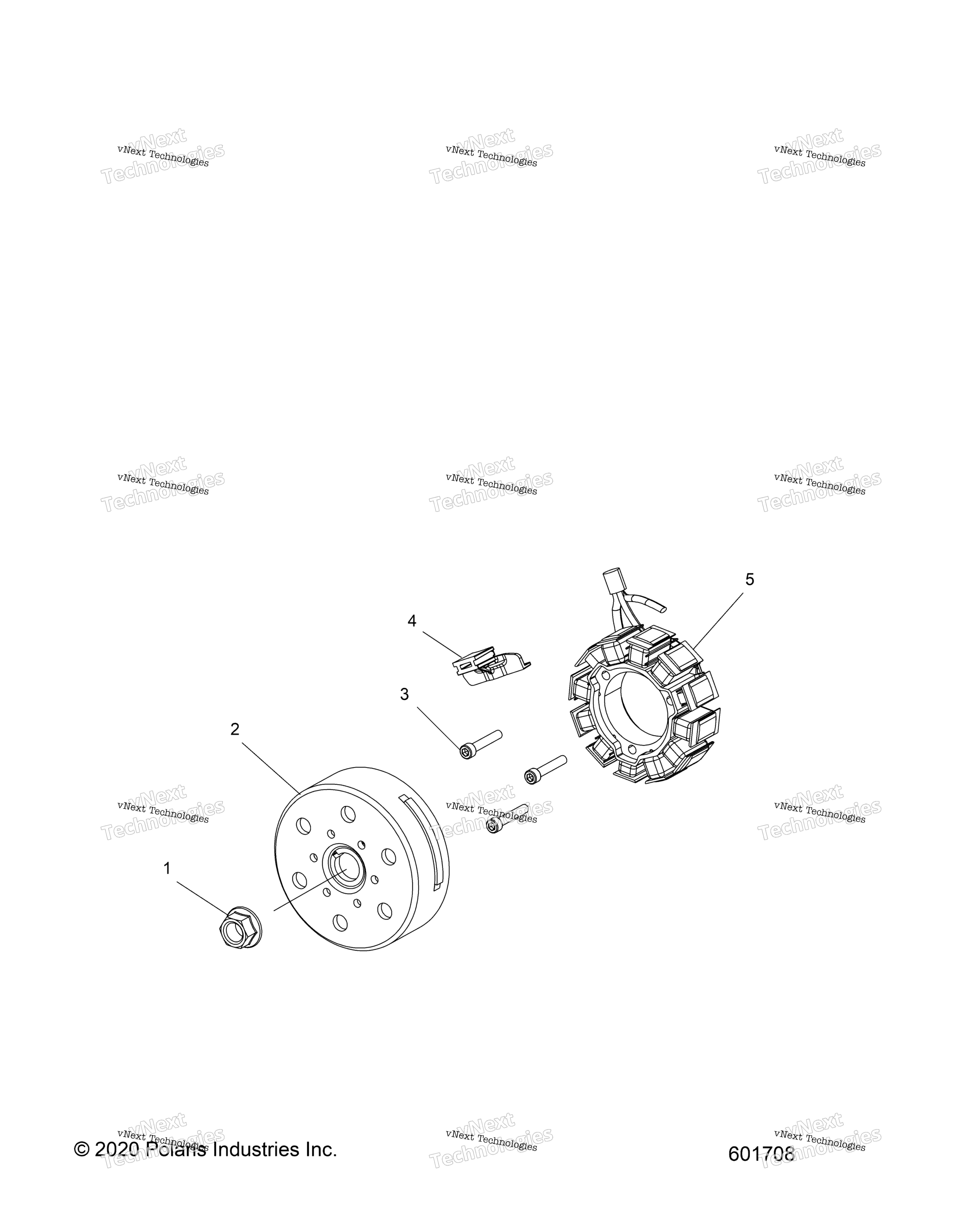 Engine, маховик и статор S22mdx6dsa / 6Dea