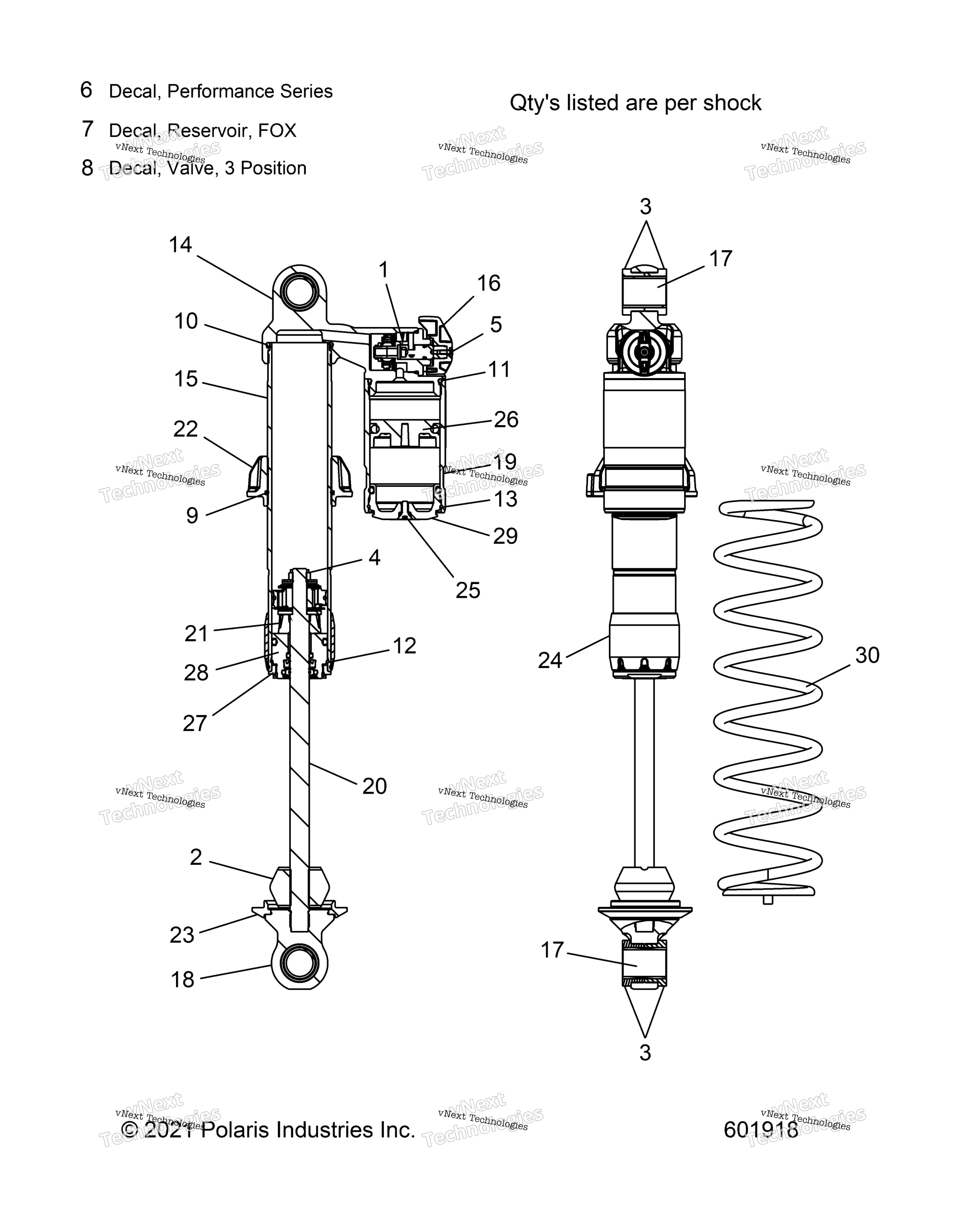Suspension, Shock, Ifs All опции (601918)