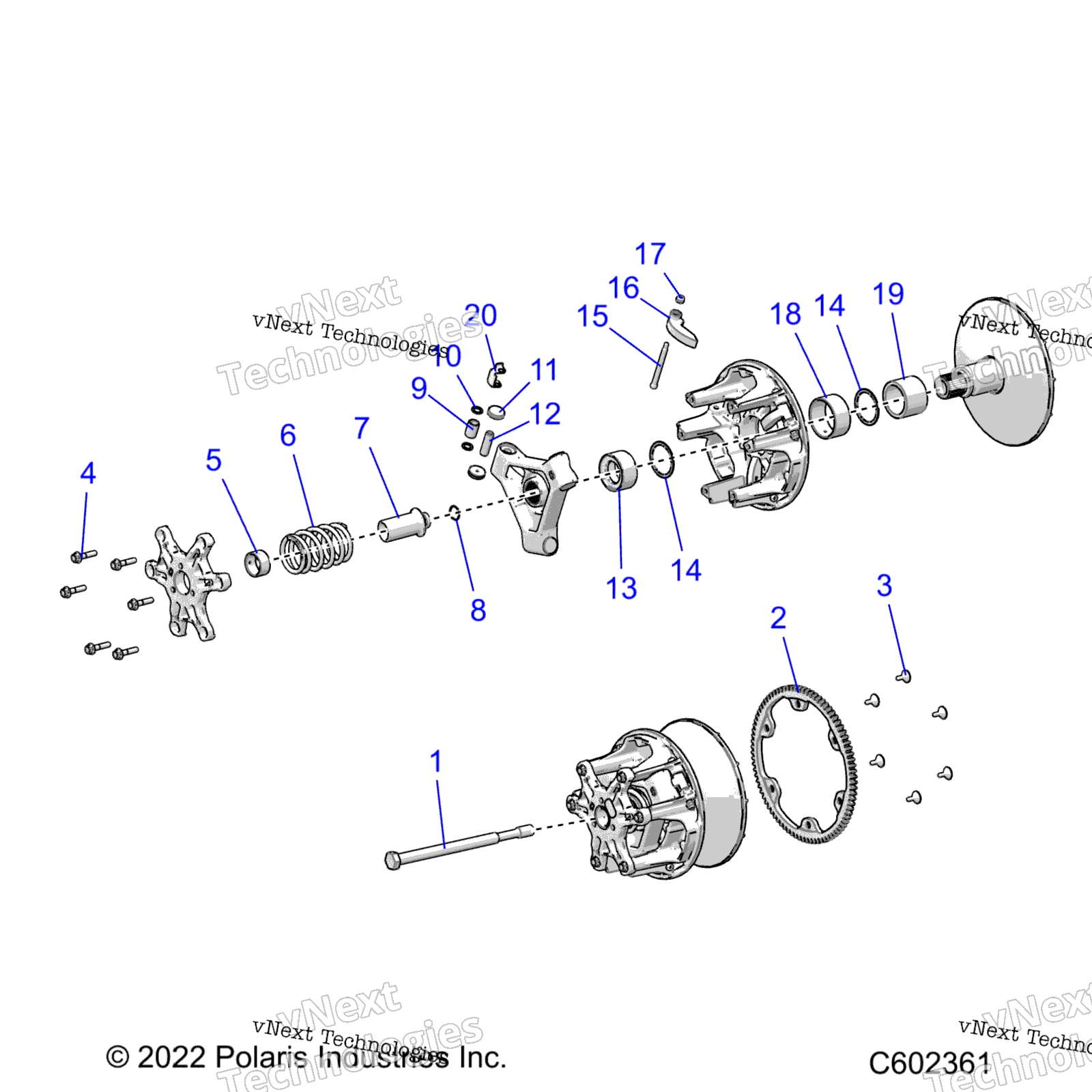 Привод Train, Clutch, Primary All Options