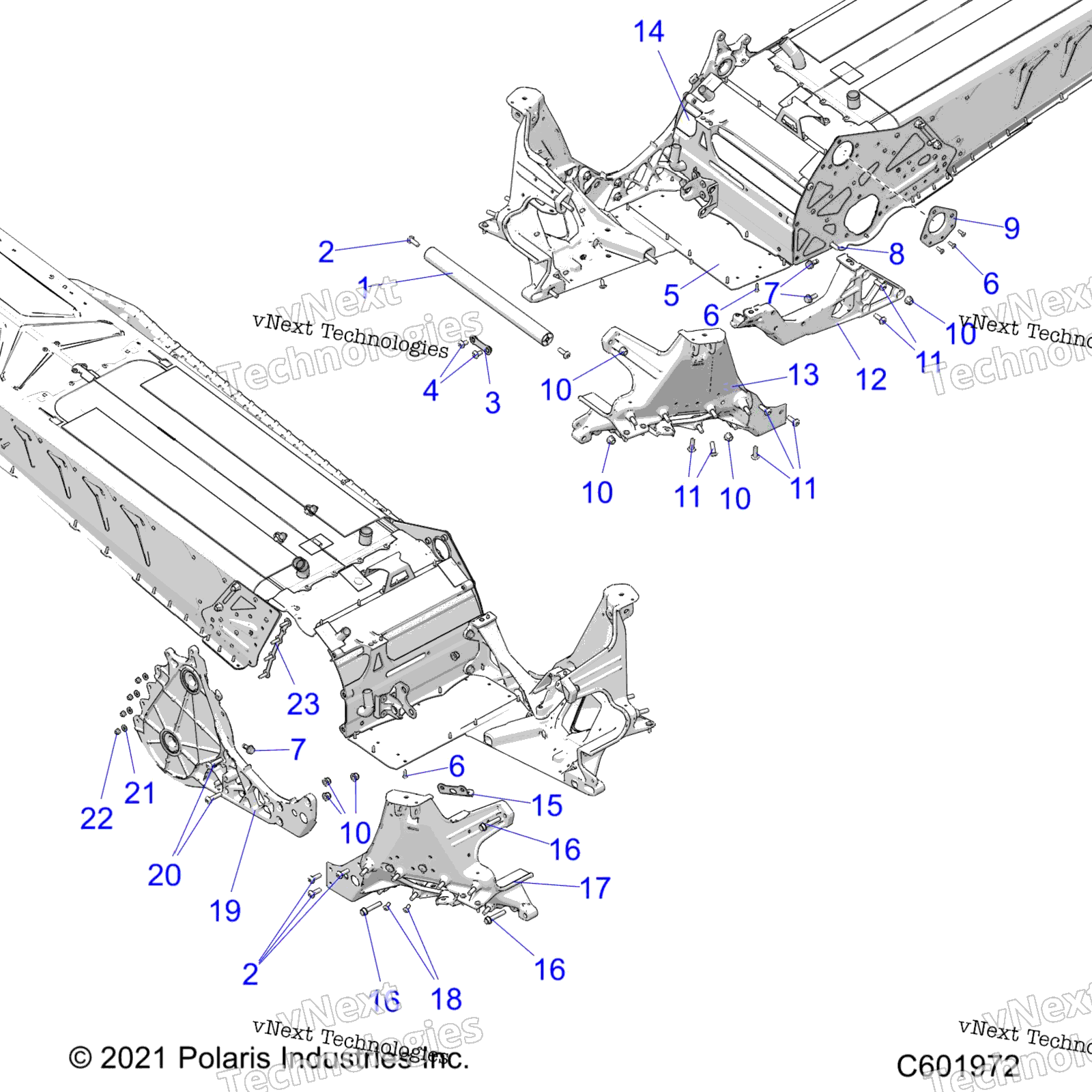 Chassis, Bulkhead Asm. All опции