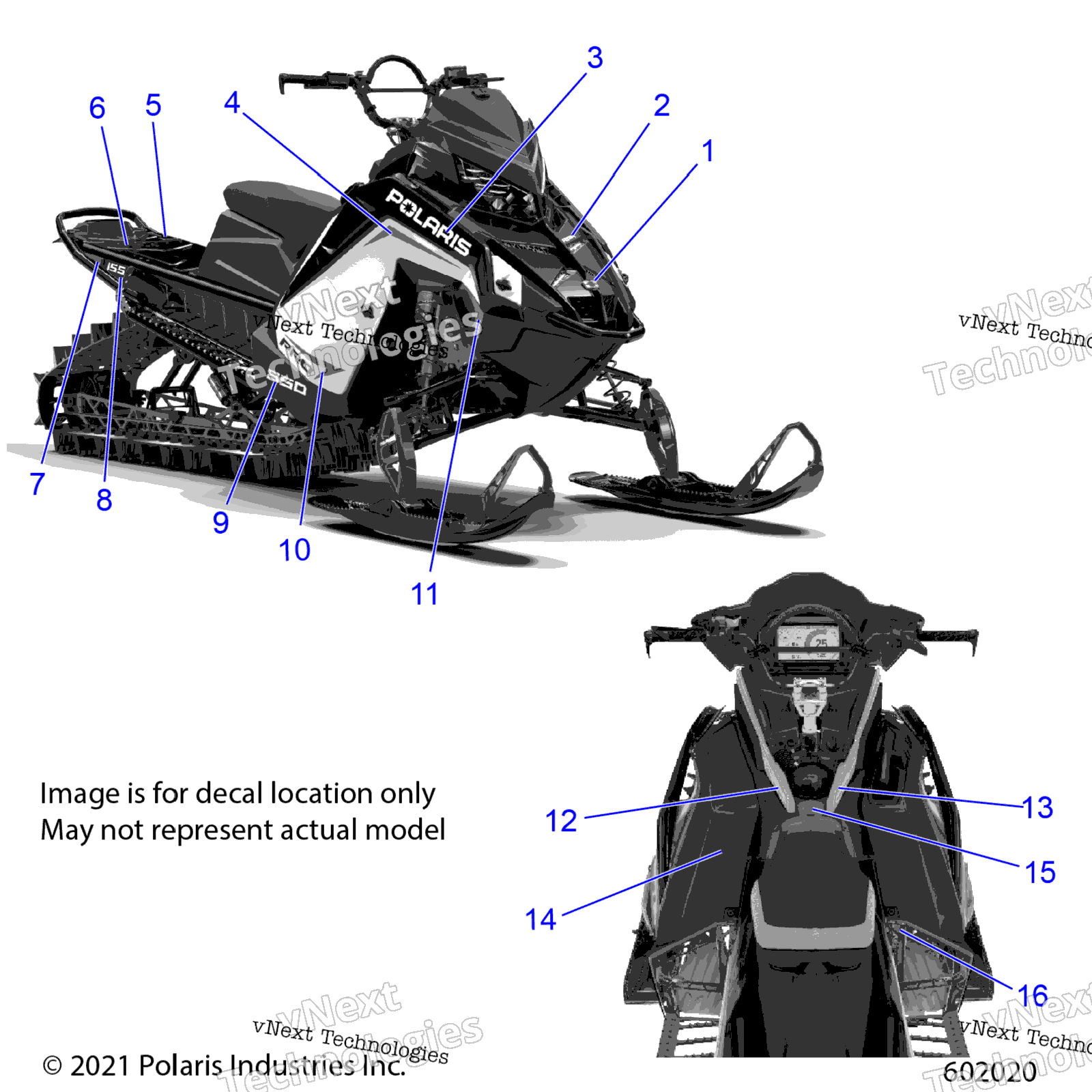 Body, Decal, Black Side панель W / Ind Sky Blue Accent