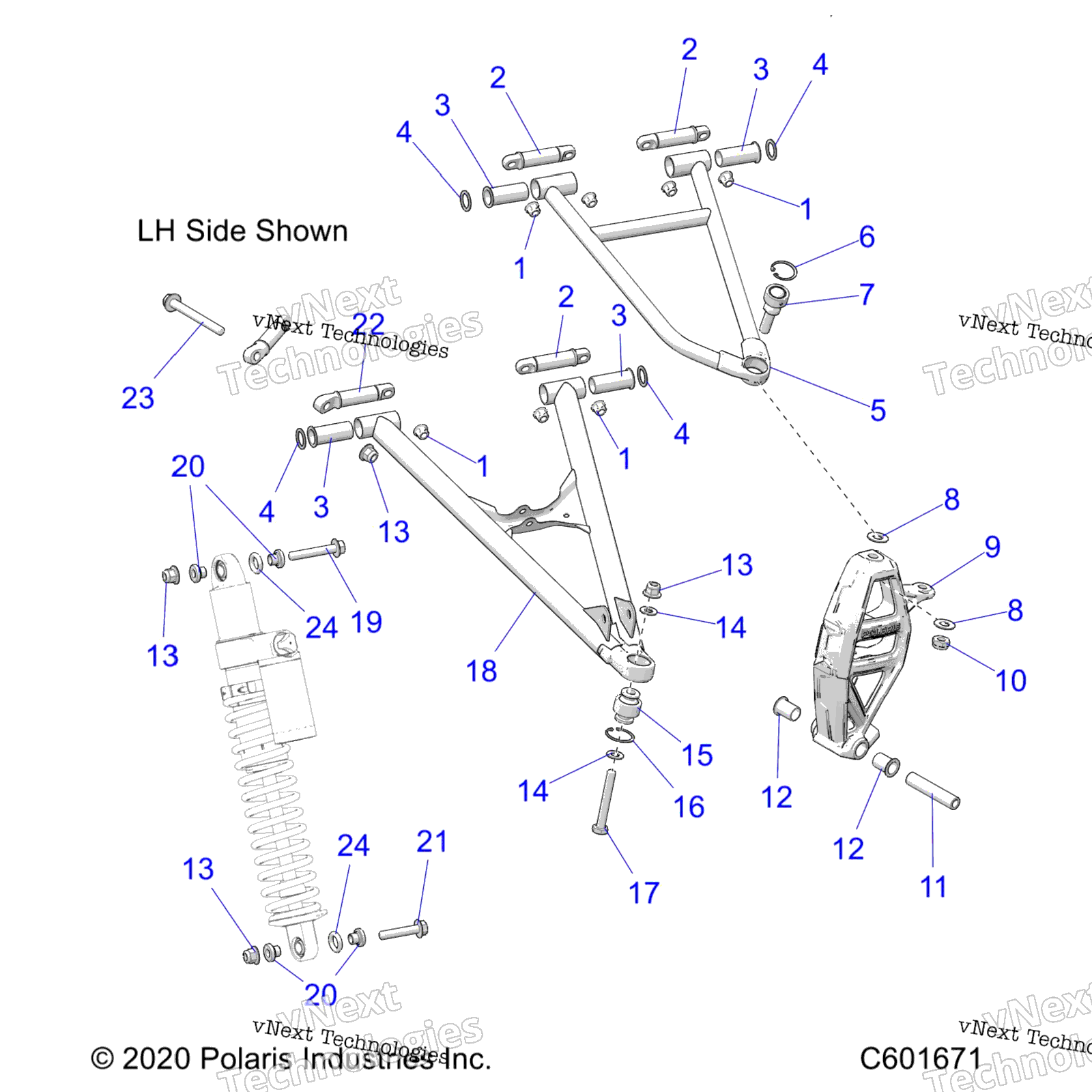 Suspension, управление Arms & Spindle All Options