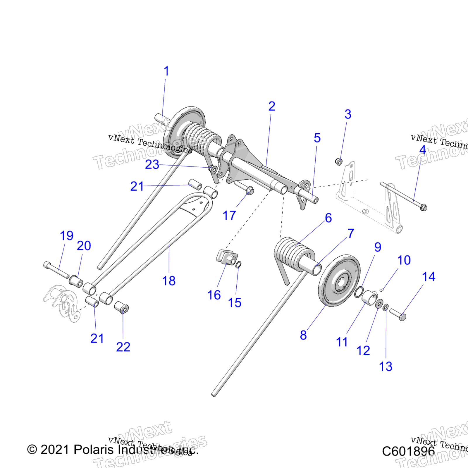 Suspension, Torque Arm, задний All Options