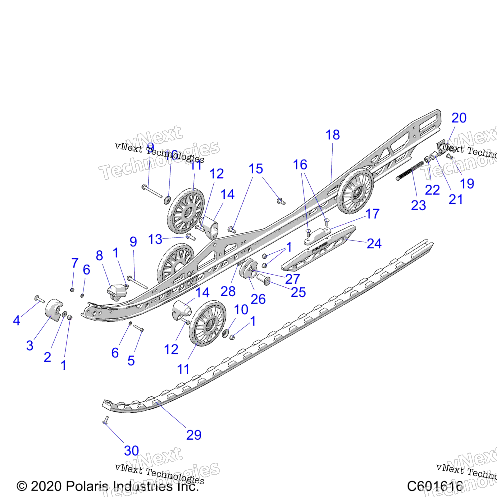 Suspension, Rail Beam Lh / Rh All Options