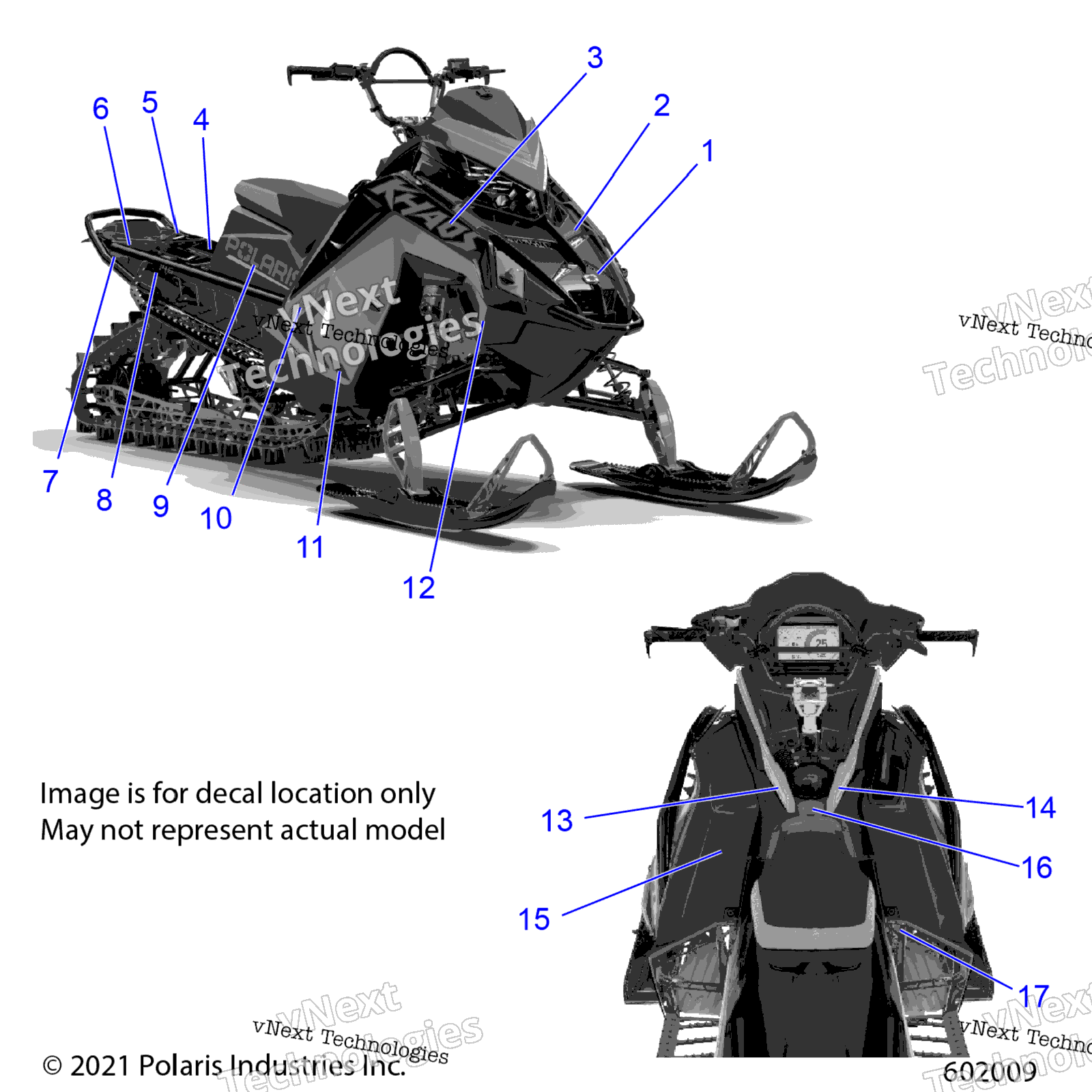 Body, Decal, Black Side панель W / Titanium Accent