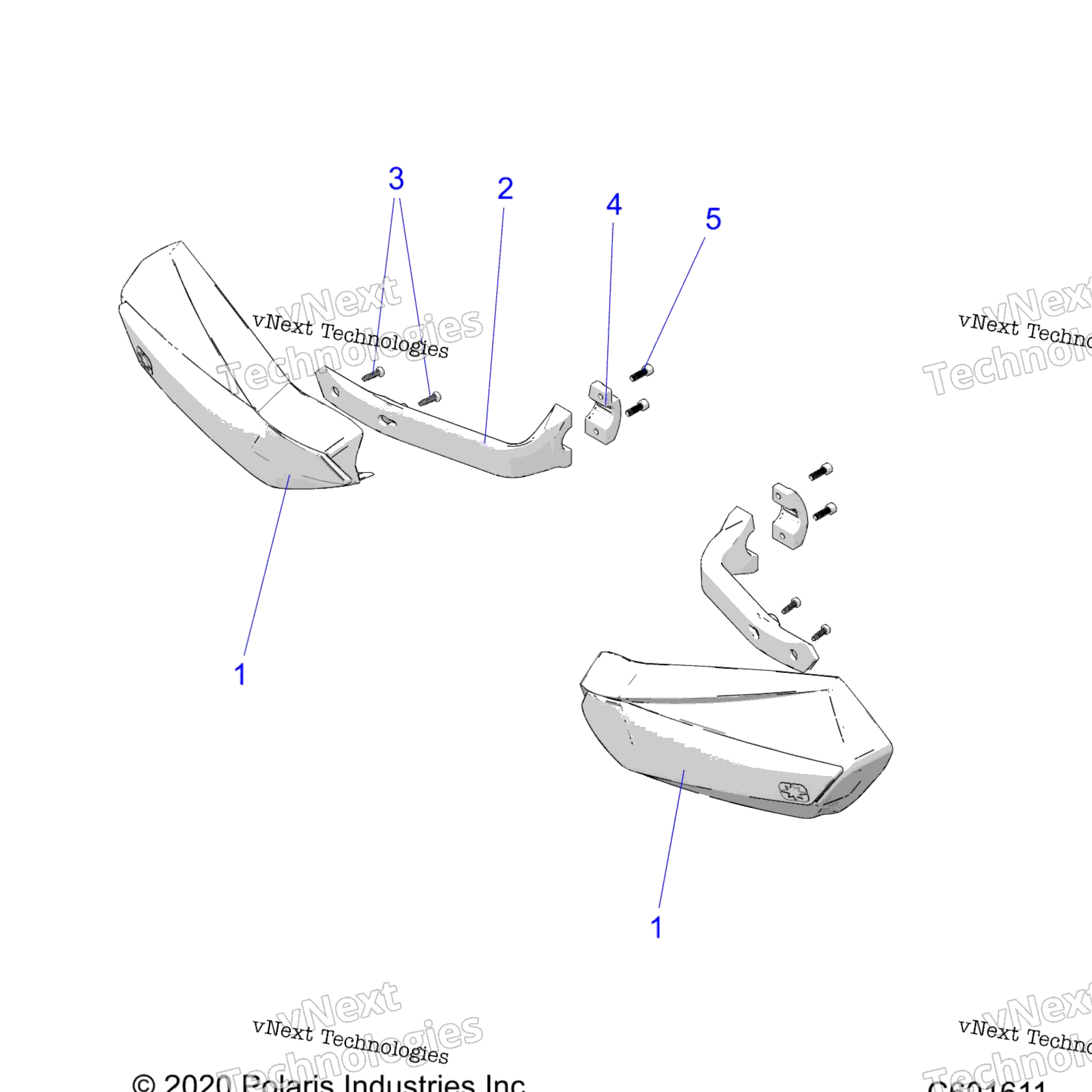 Steering, Hand Guards All опции