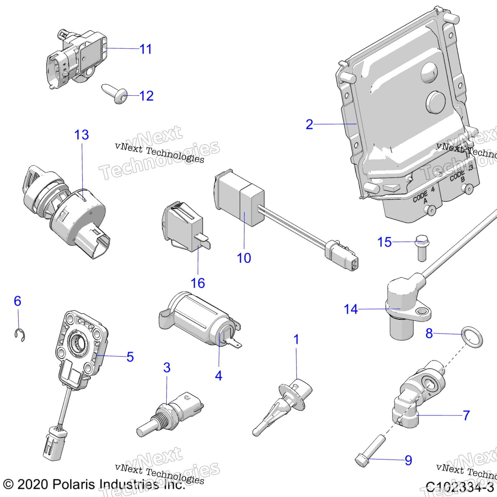 Electrical, Switches, Sensors, Ecu & управление Modules