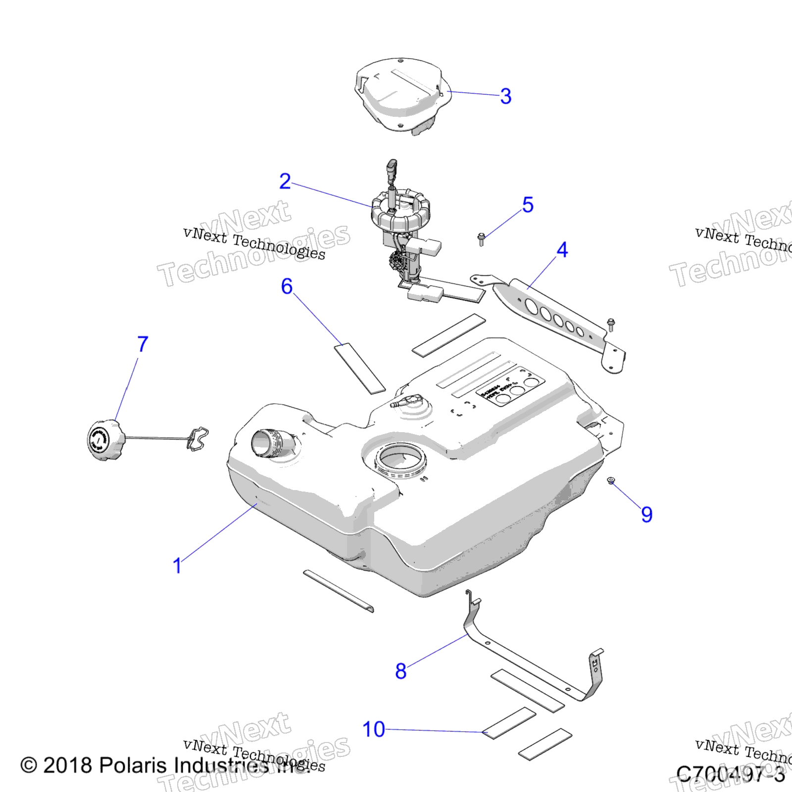 Body, топливный Tank, Evap Z21a4e99bx