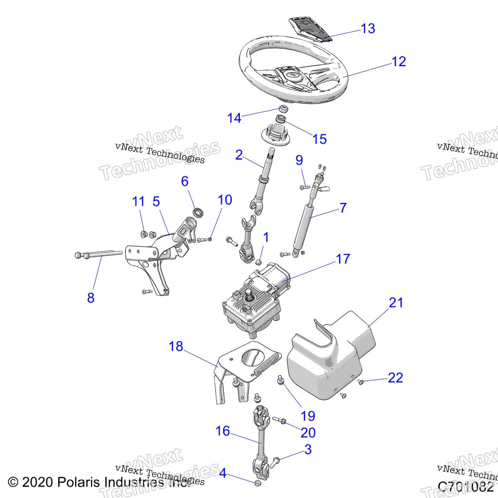 Steering, Power рулевое управление Asm