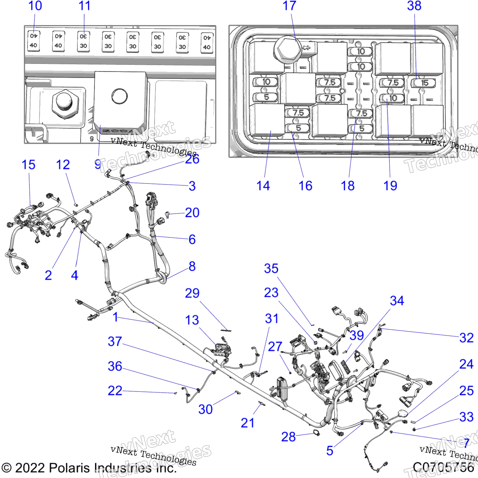 Electrical, провод Harness, Chassis