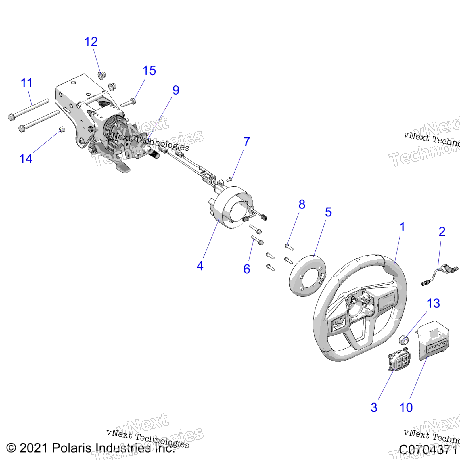 Steering, Upper, Premium / Ultimate